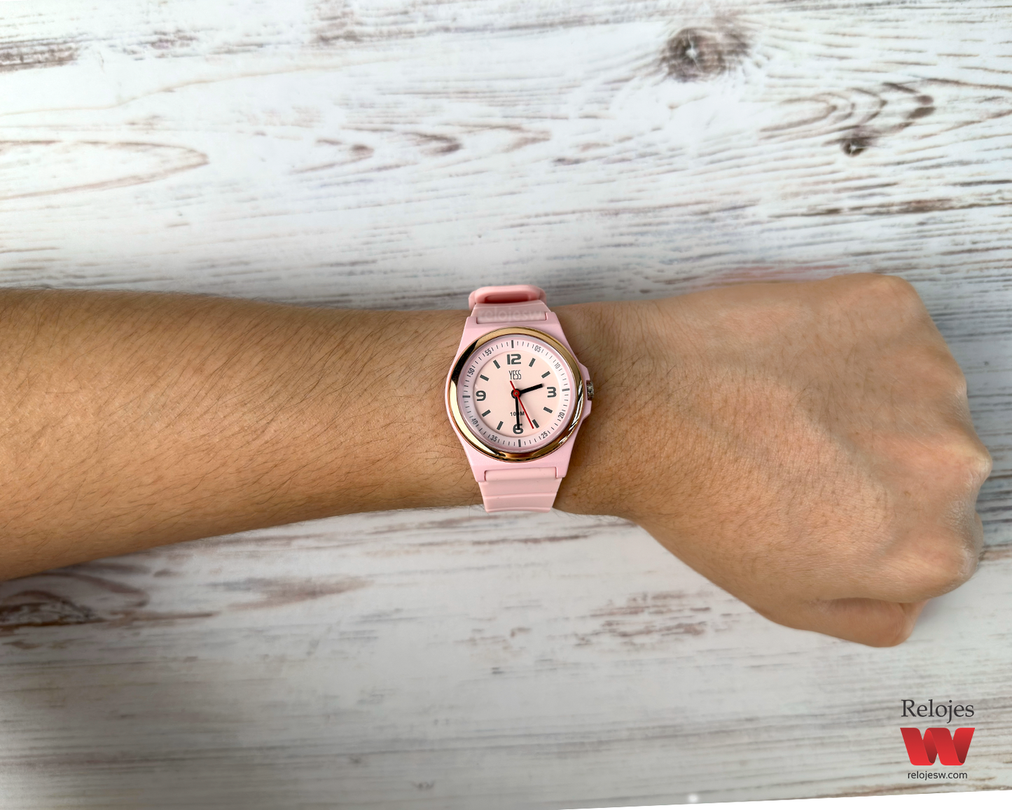 Reloj Yess Mujer Rosado Oro Rosa AAR-2