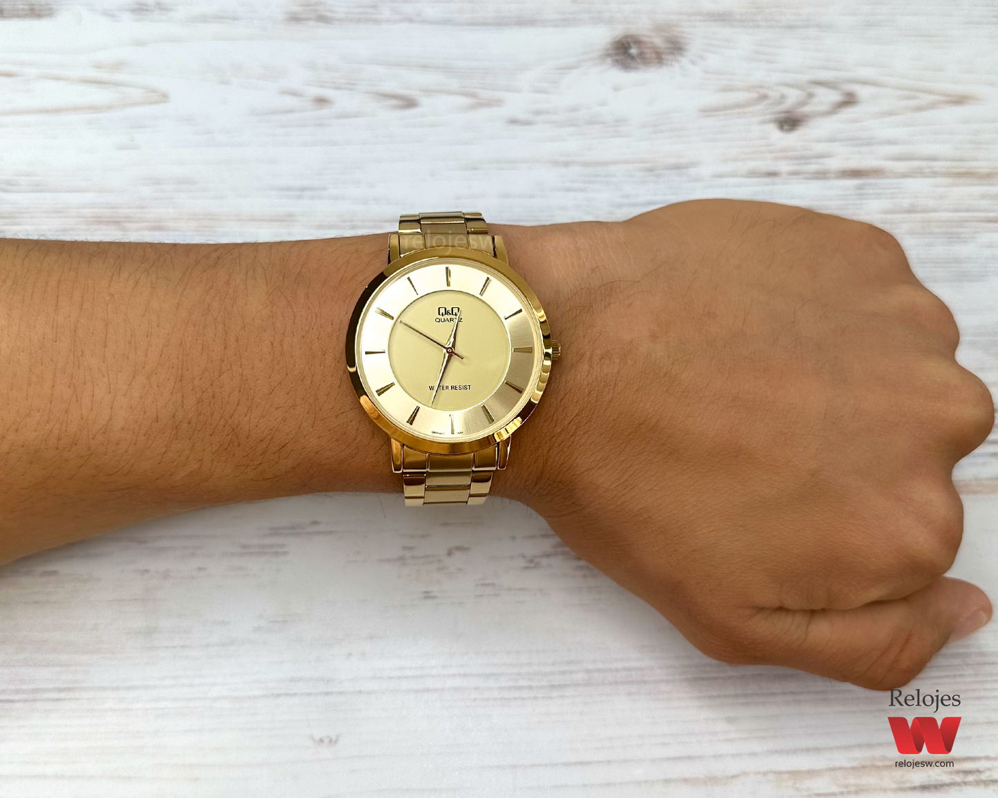 Reloj Q&Q Hombre Q944J001Y Dorado