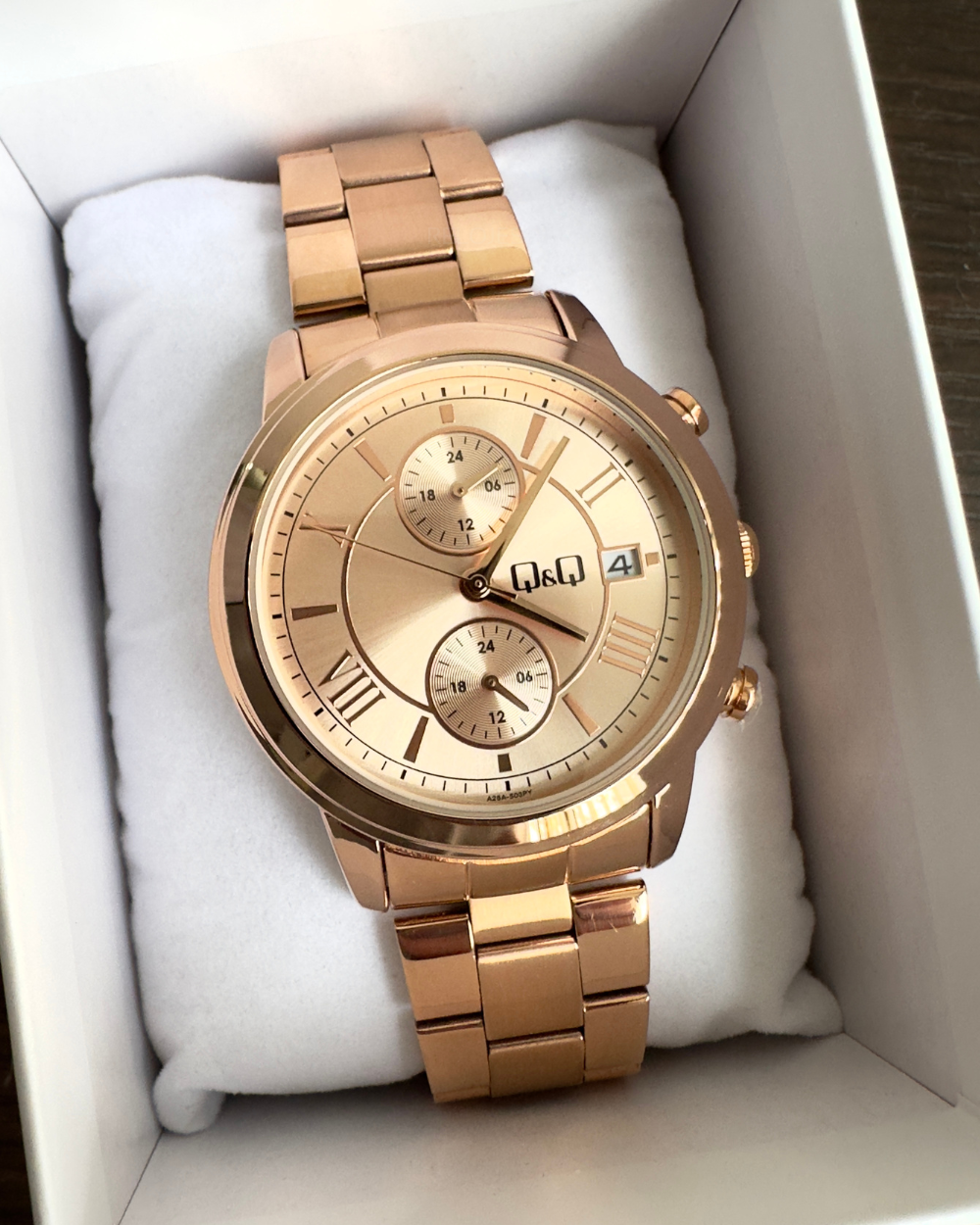Reloj Q&Q Mujer Oro Rosa A25A503Y