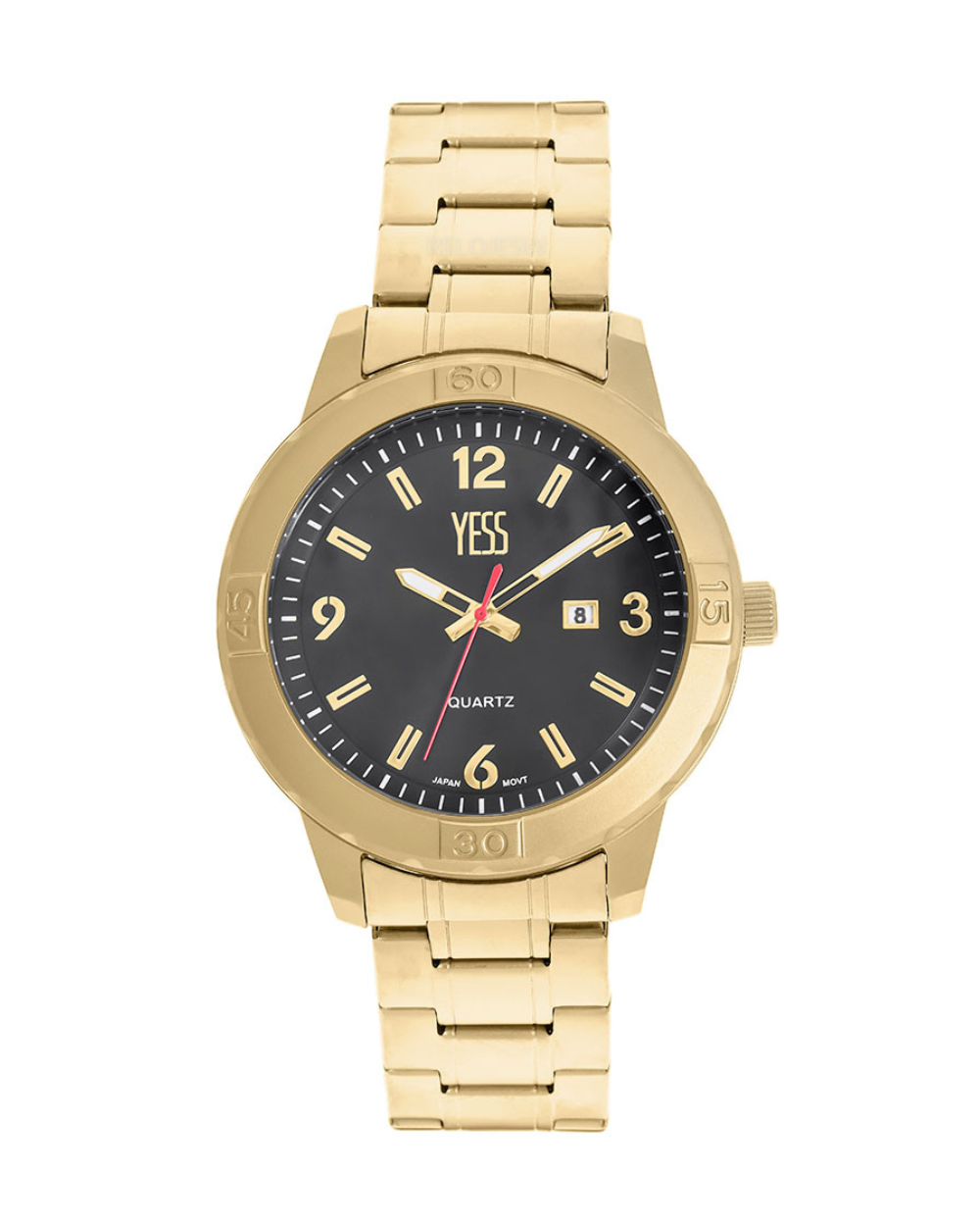 Reloj yess hombre dorado sale