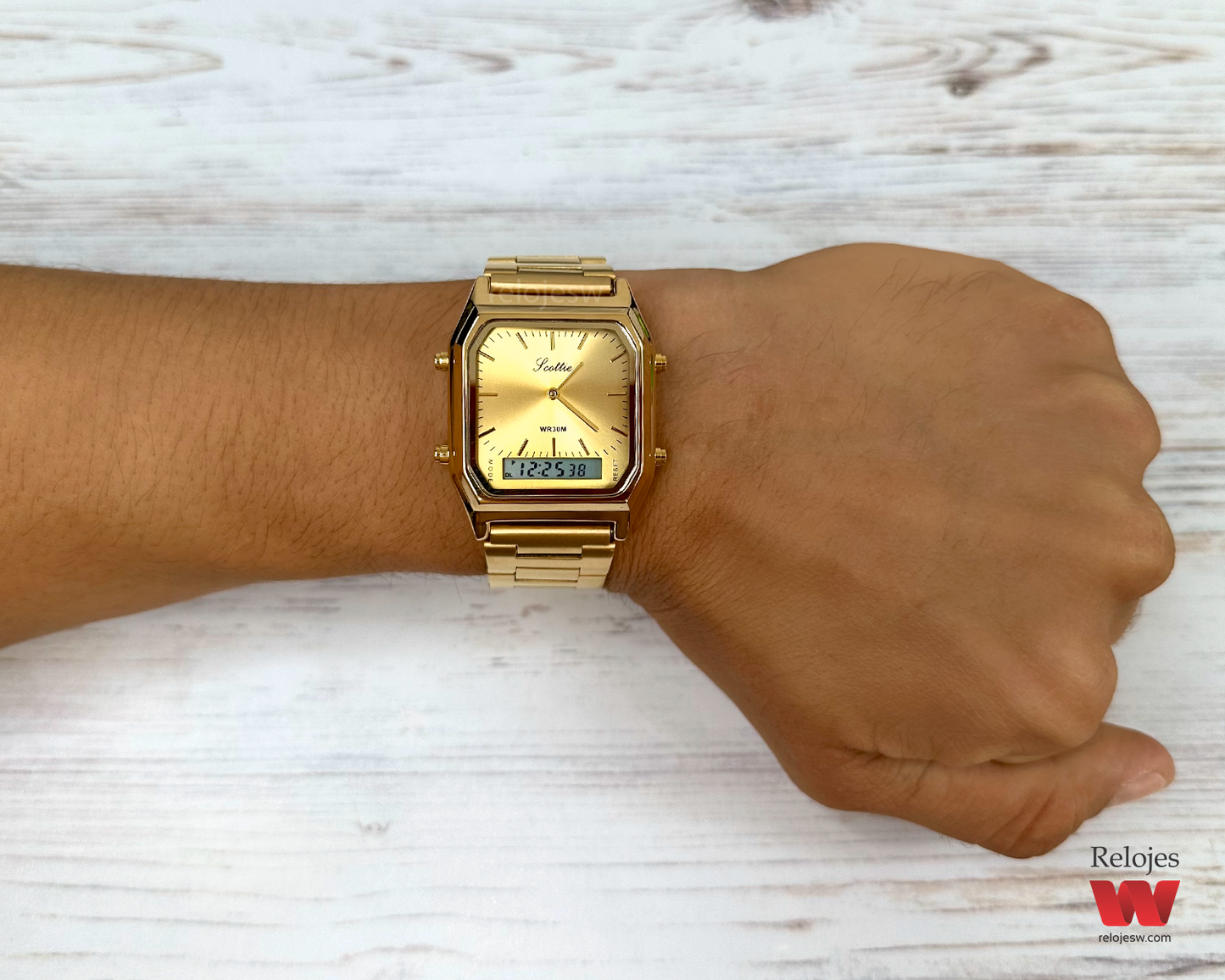 Reloj Scottie Hombre 1220 Dorado