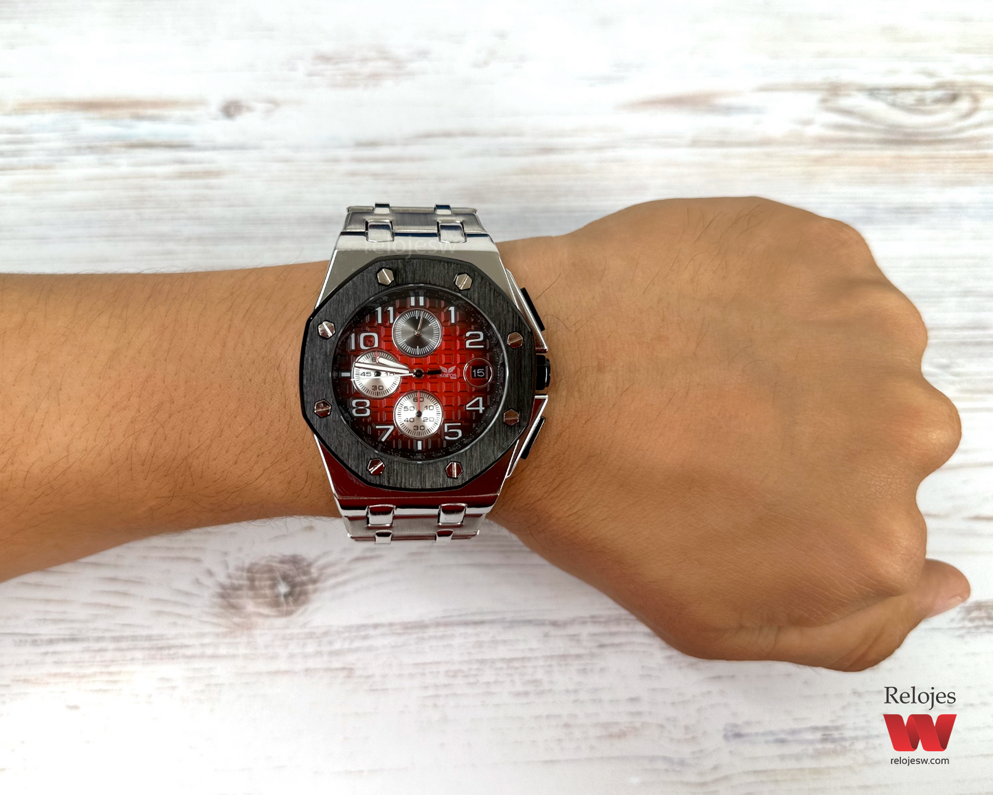 Reloj Kairos Hombre KR0513-3 Plateado Negro