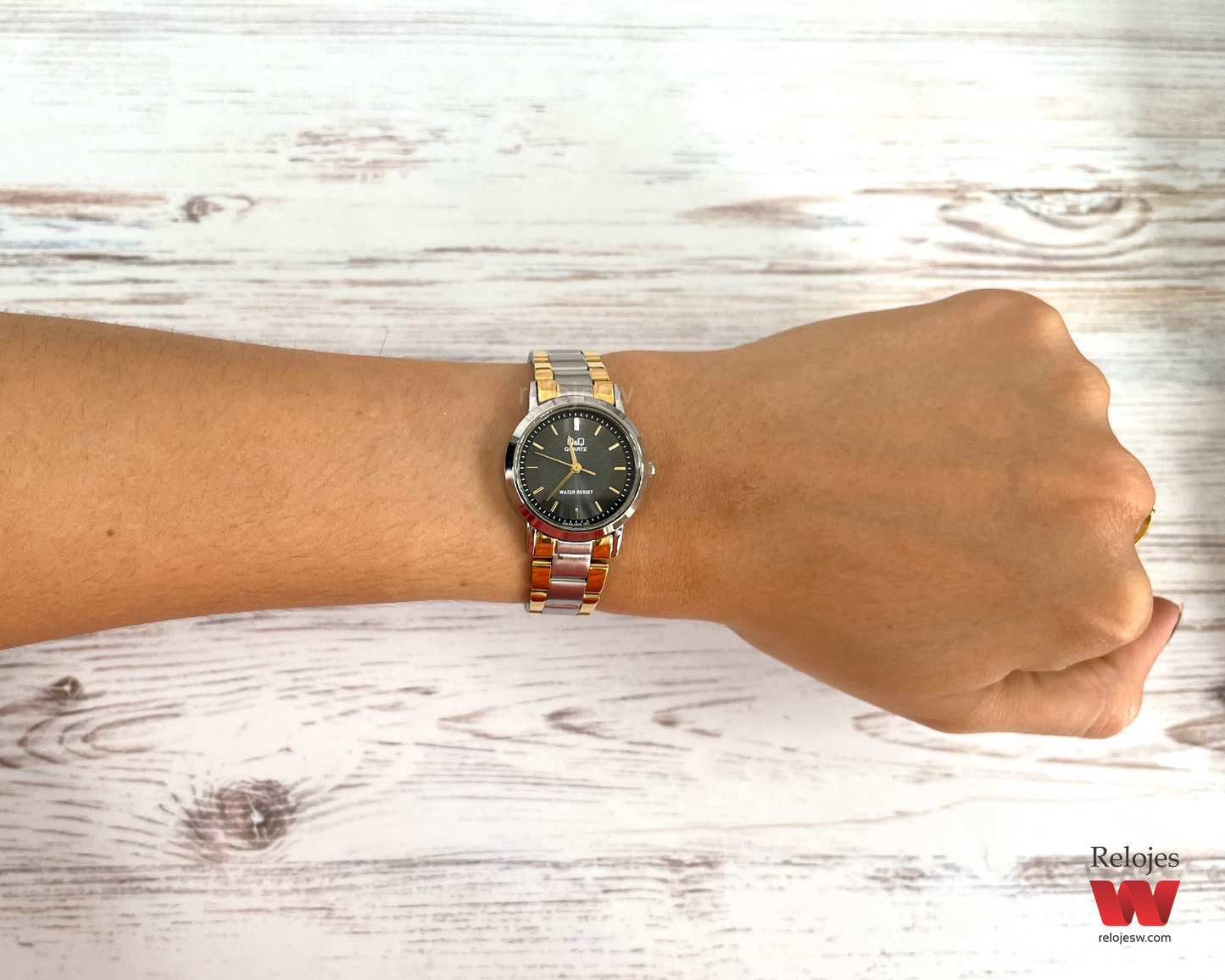 Reloj Q&Q Mujer QA39J402Y Plateado Dorado