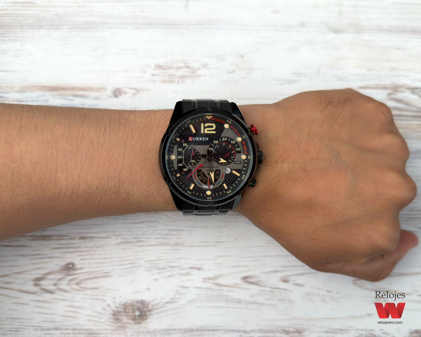 Reloj Curren Hombre Negro CU8395-NENE