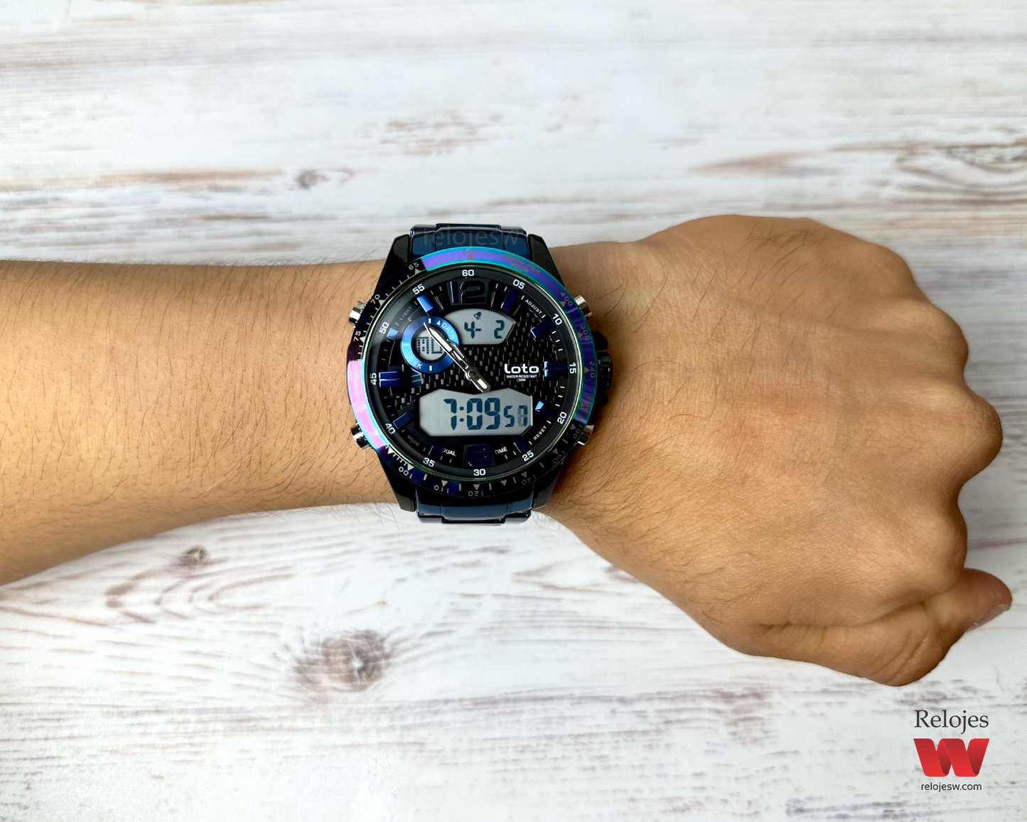 Reloj Loto Hombre Azul LT-2421-AZTO