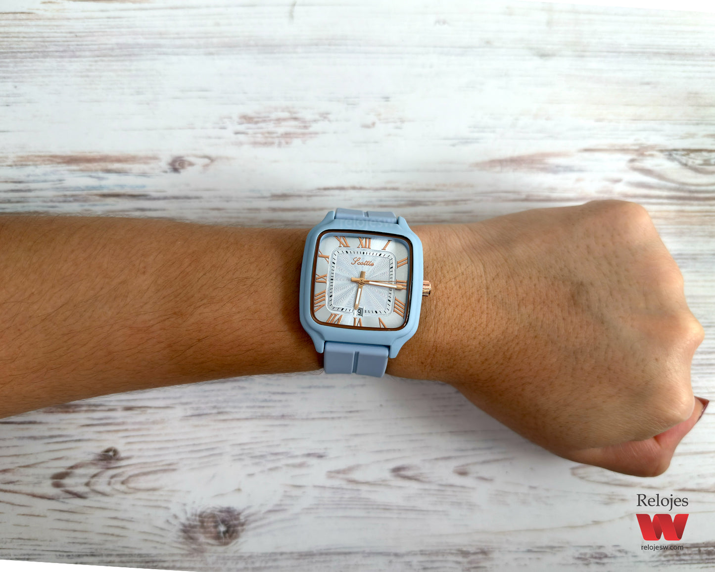 Reloj Scottie Mujer Original Azul 3043C-CE
