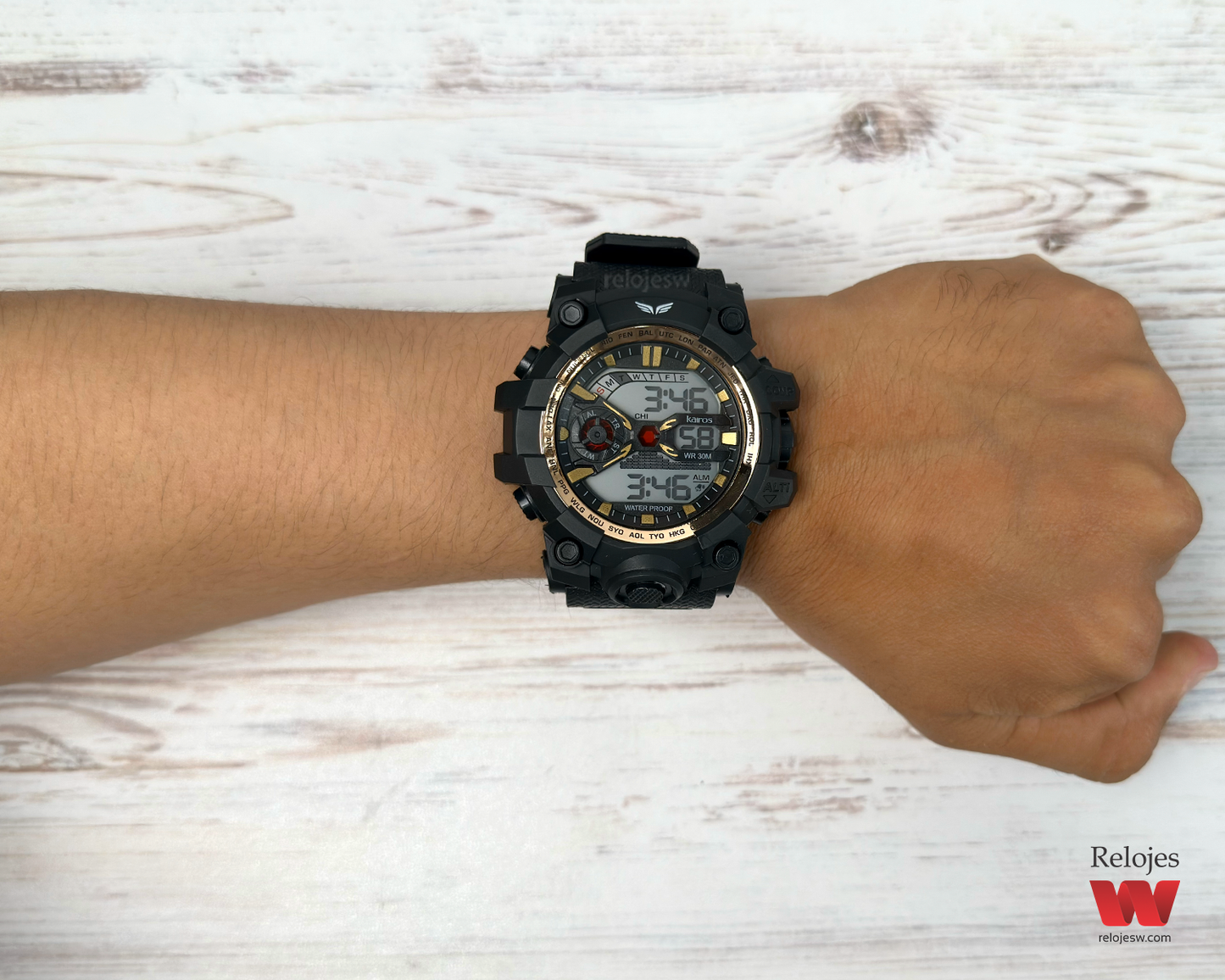 Reloj Kairos Hombre Negro DM1901-NEOR