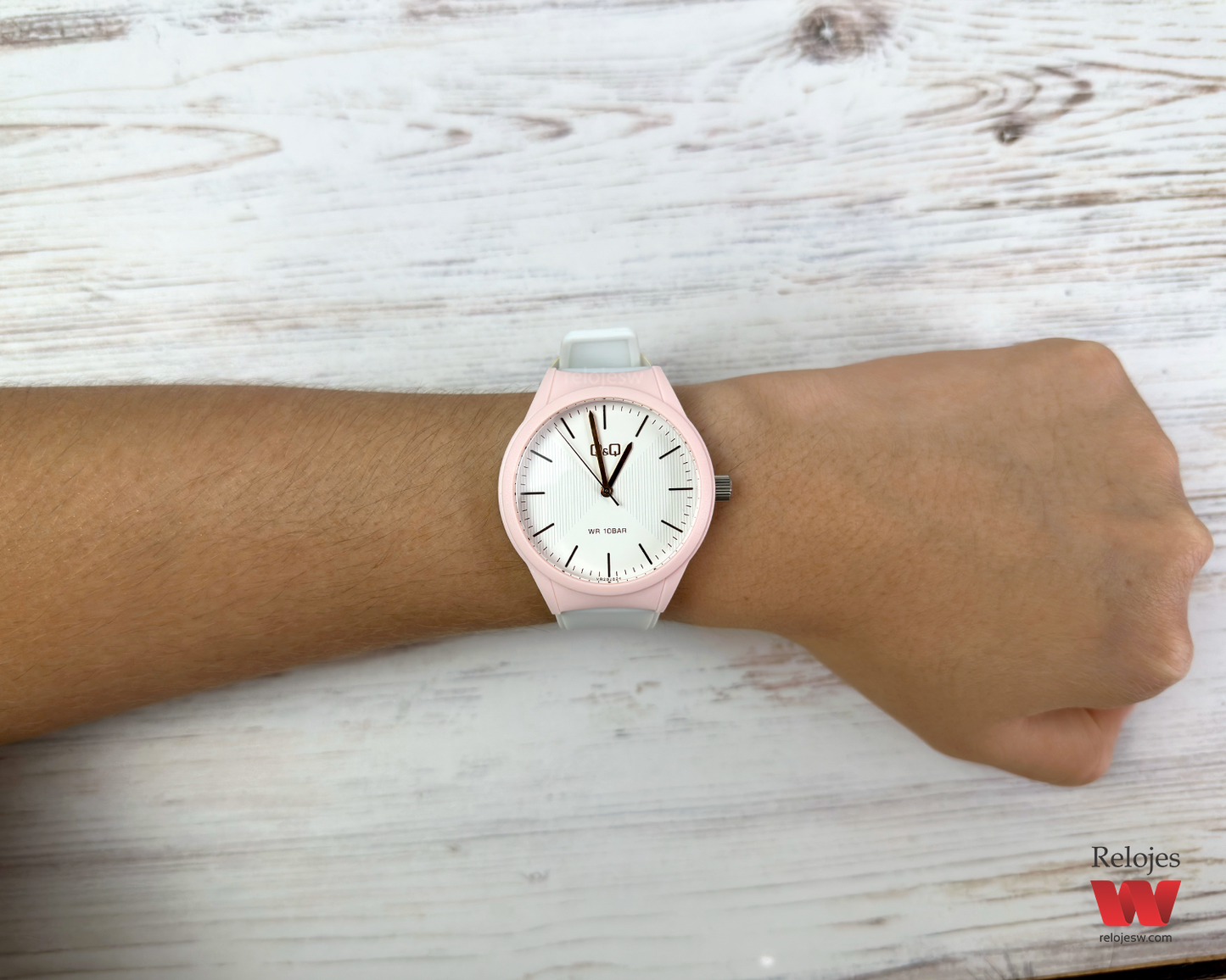 Reloj Q&Q Mujer Blanco Rosado VR28J824Y