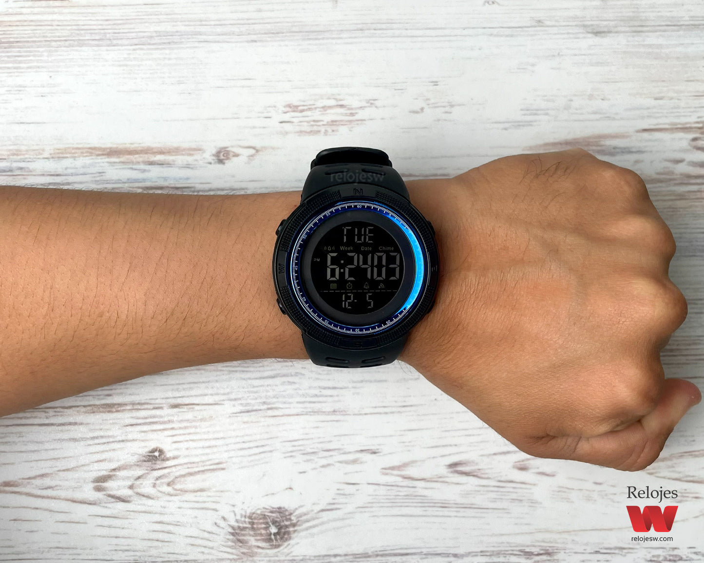 Reloj Scottie Hombre Negro 1251-NEAZ