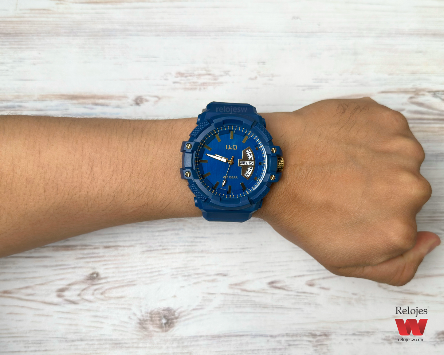 Reloj Q&Q Hombre Azul A27A501Y