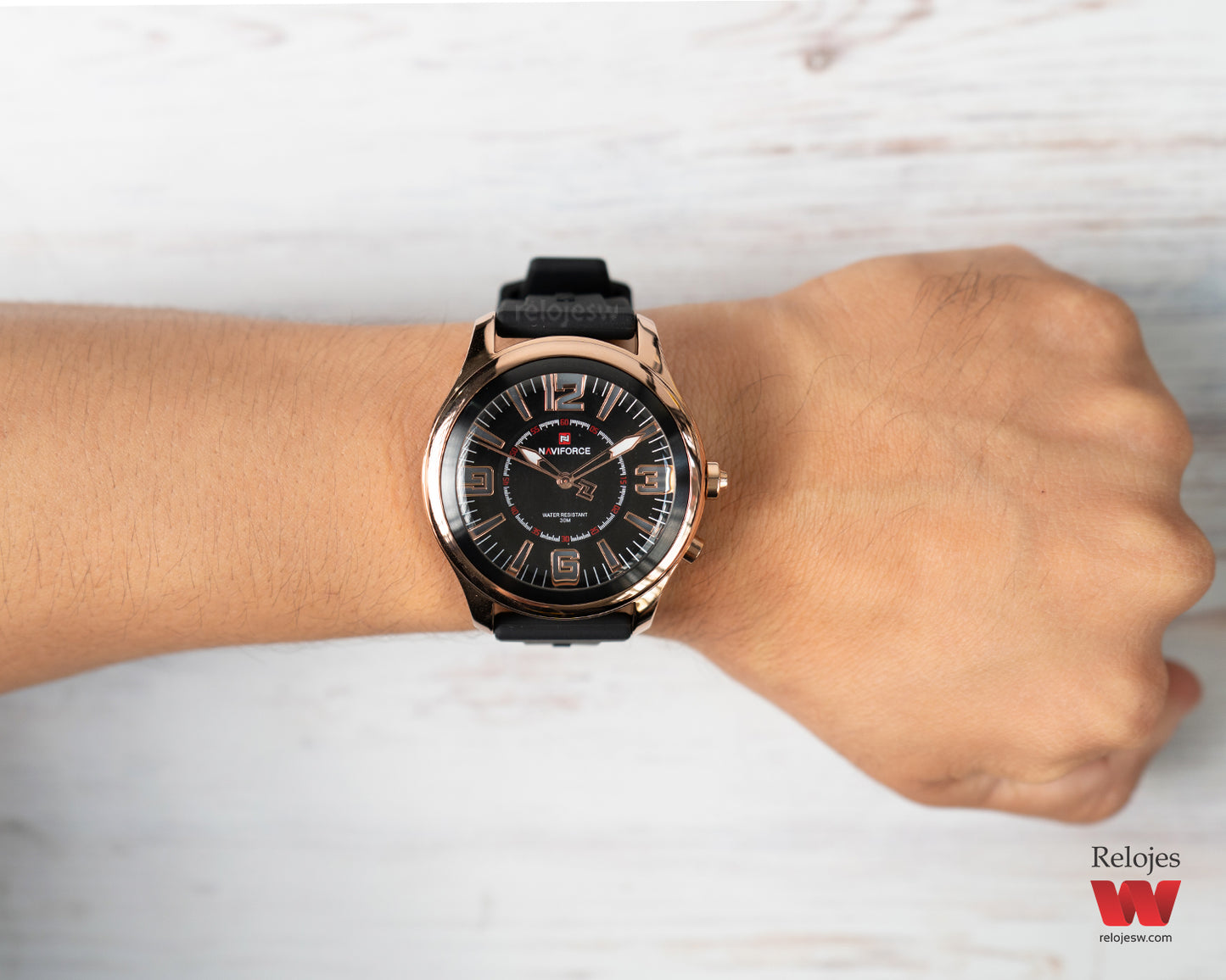 Reloj Naviforce Hombre Negro NF9256G-NEOR