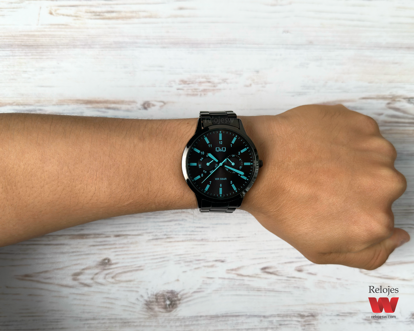 Reloj Q&Q Hombre Negro A01A505Y