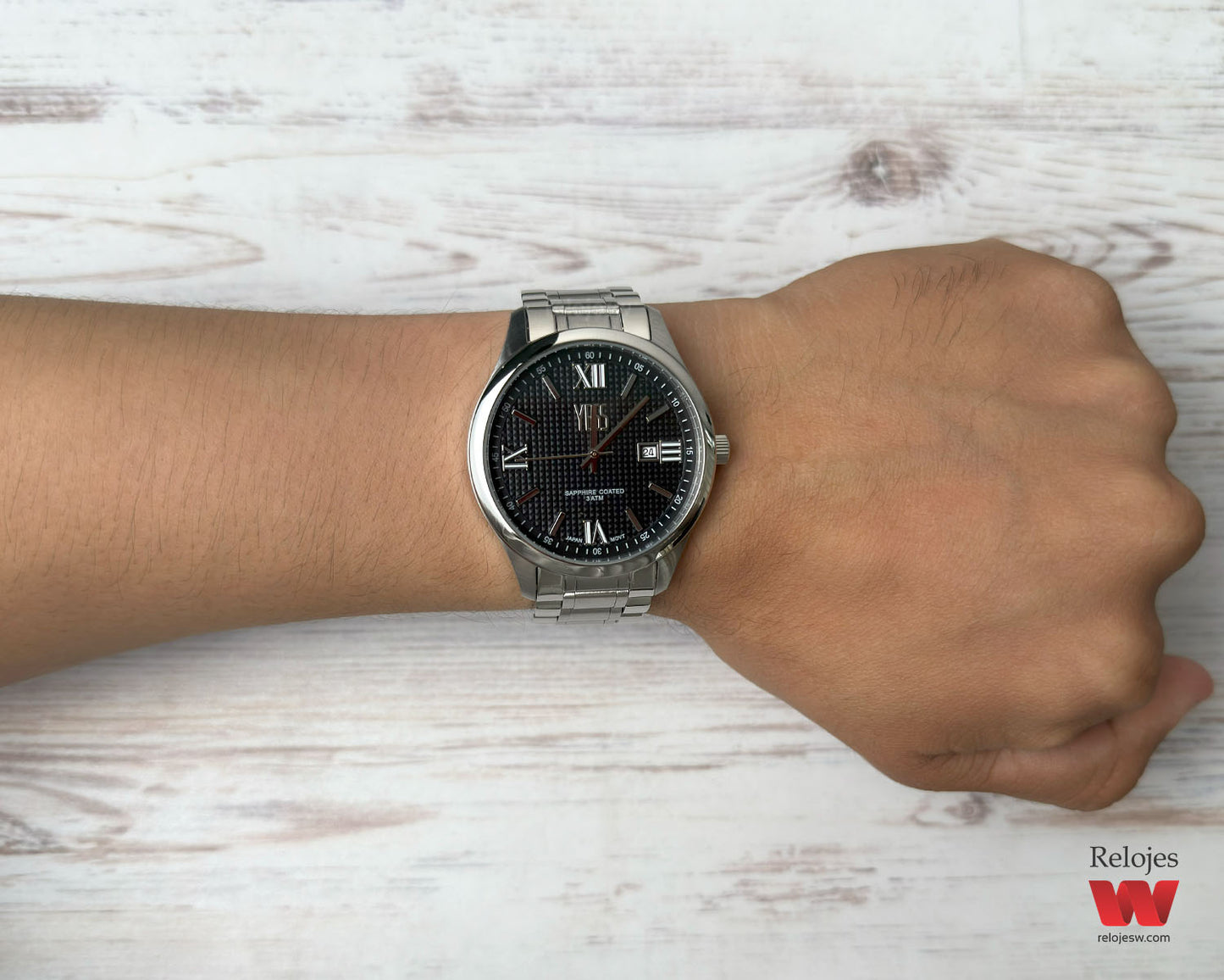 Reloj Yess Hombre Plateado Y24119-1
