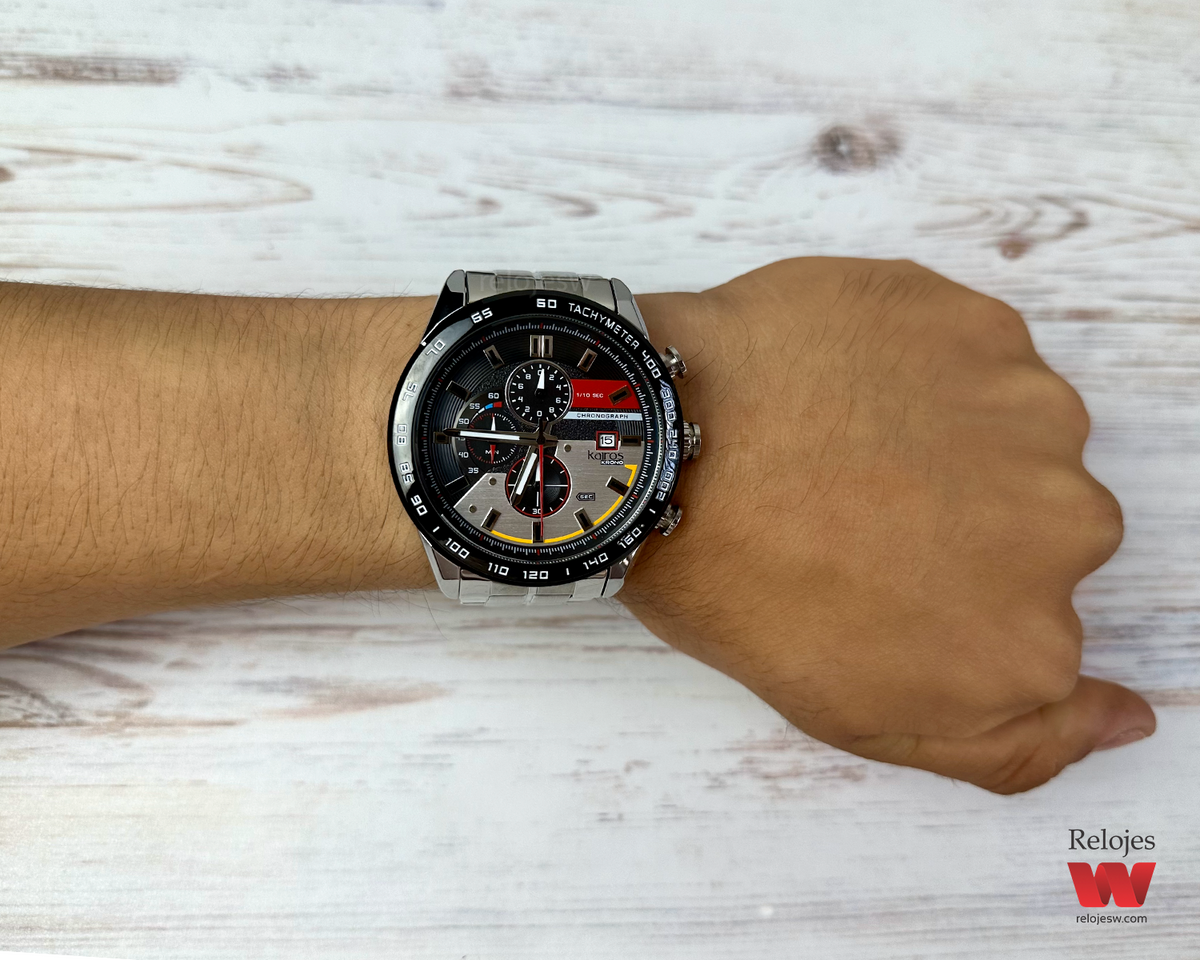 Reloj Kairos Hombre Plateado KR8410-5