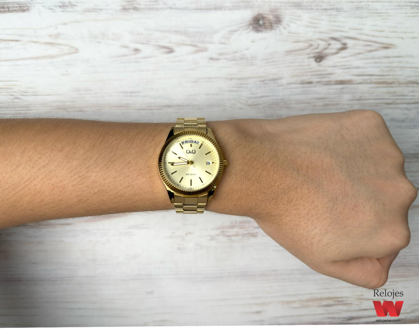 Reloj Q&Q Mujer Dorado A15A001Y