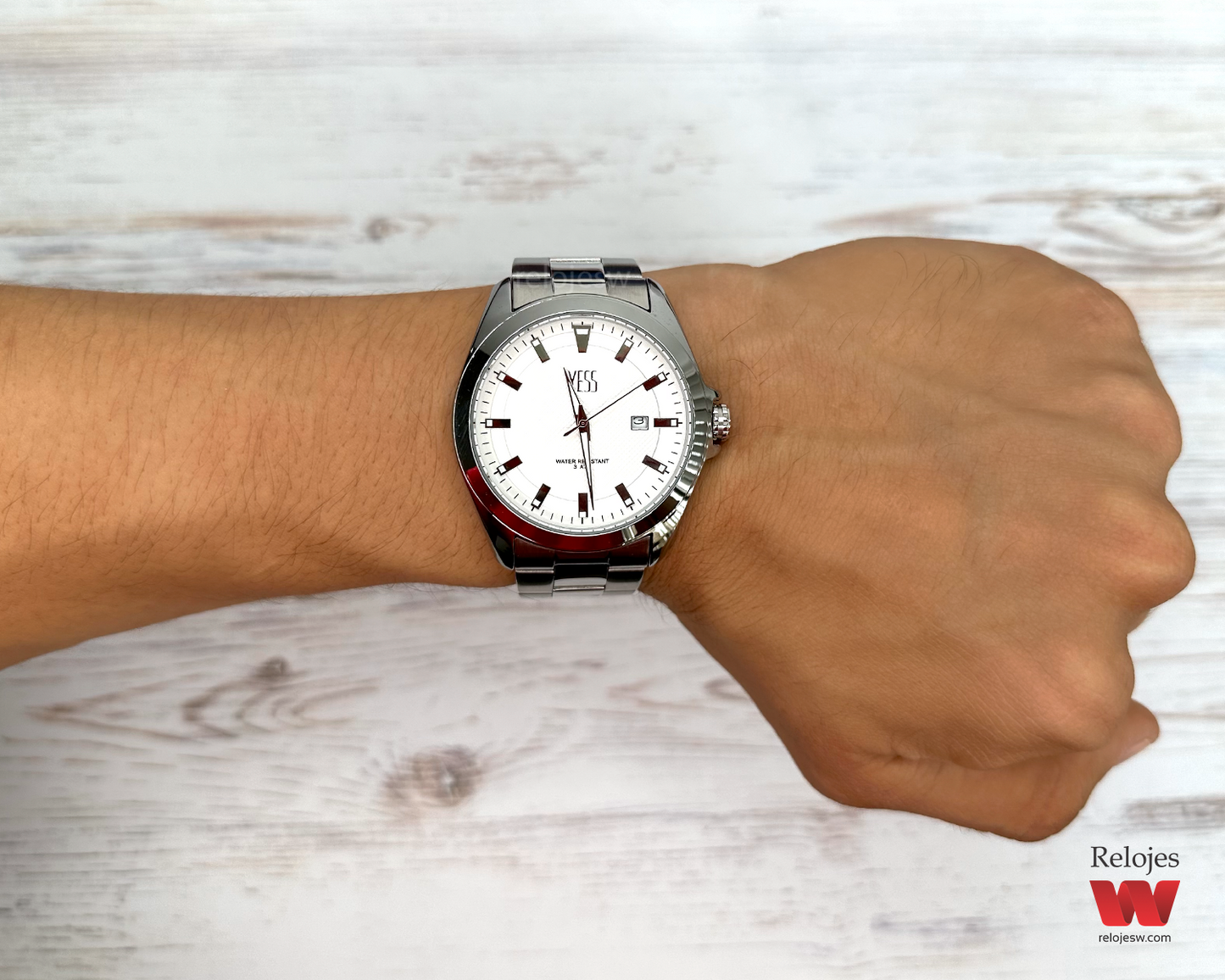 Reloj Yess Hombre SM-19545 Plateado