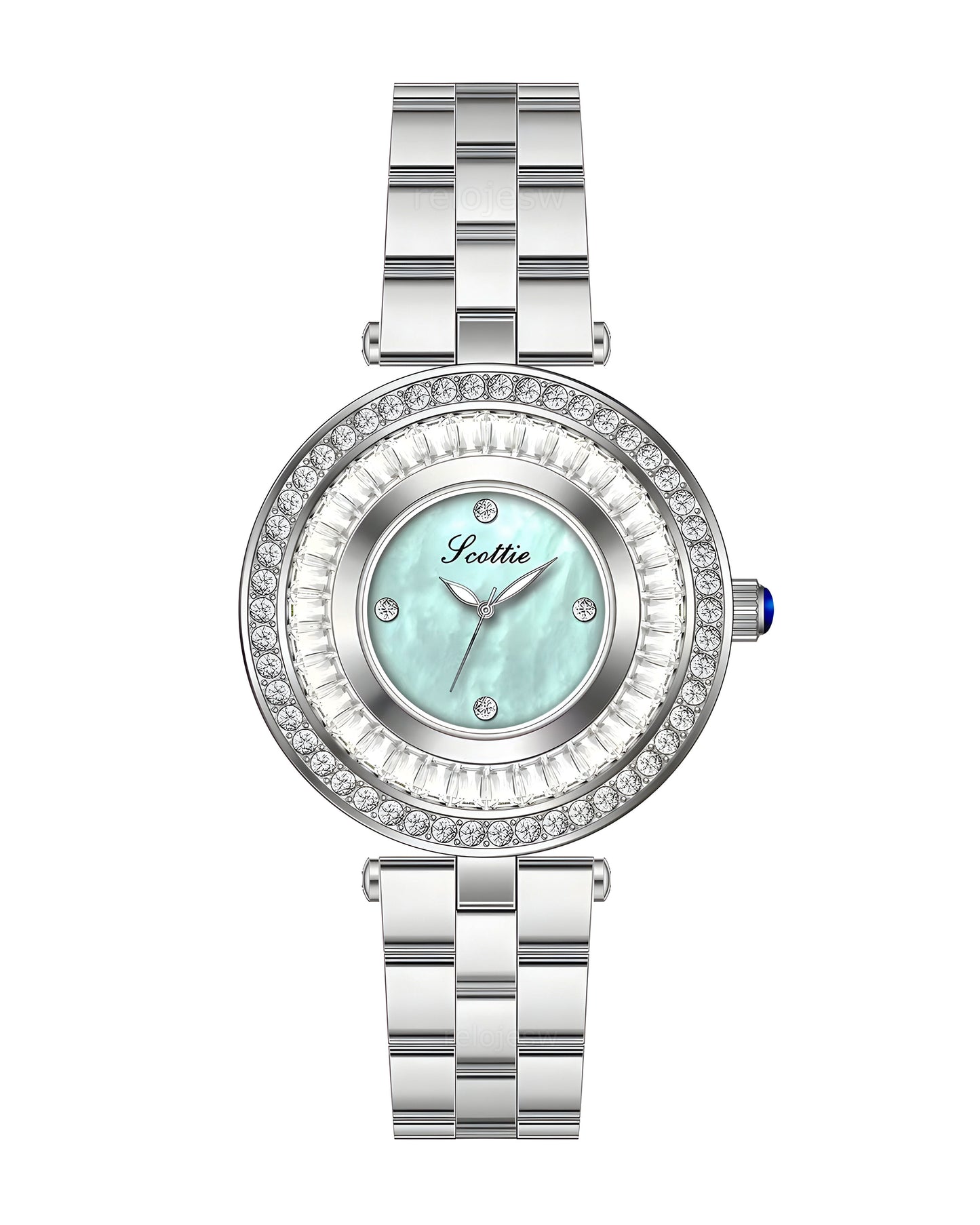 Reloj Scottie Mujer Plateado 9635-PLPL