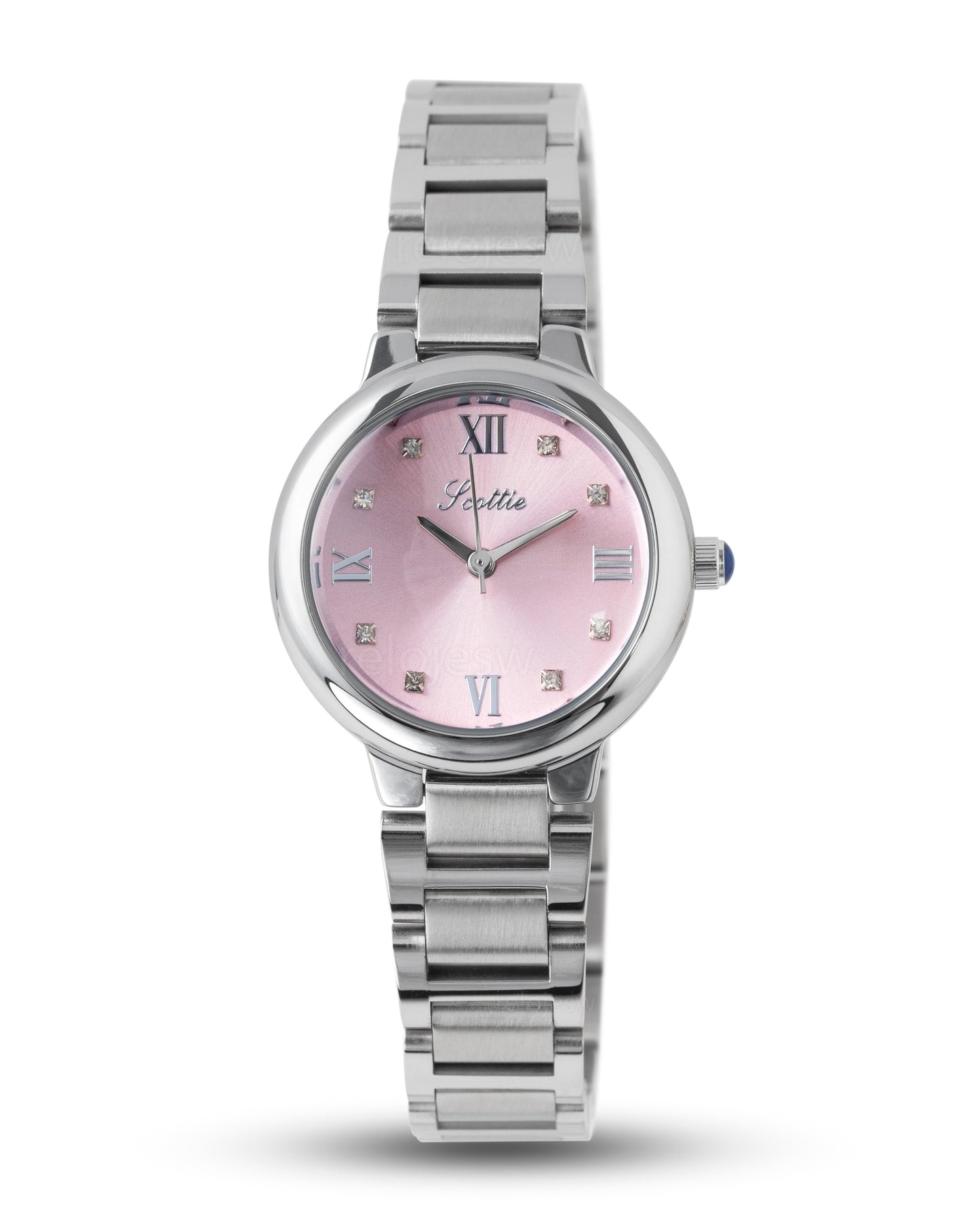 Reloj Scottie Mujer Original Plateado 9701-PLS