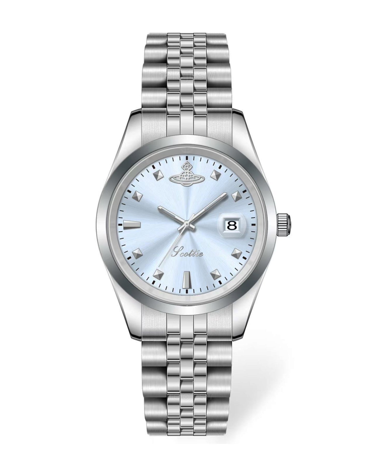 Reloj Scottie Mujer Plateado 9706-PLAZ