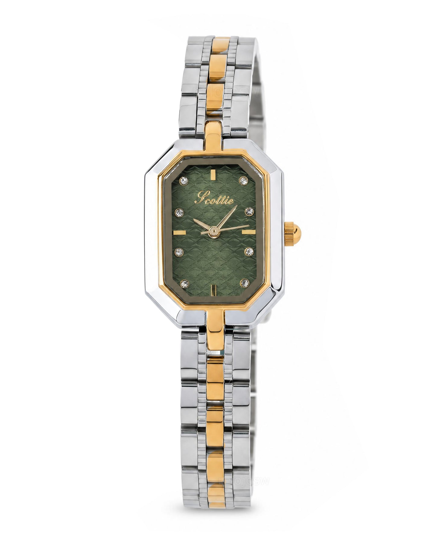 Reloj Scottie Mujer Original Plateado y Dorado 9783-BIVE