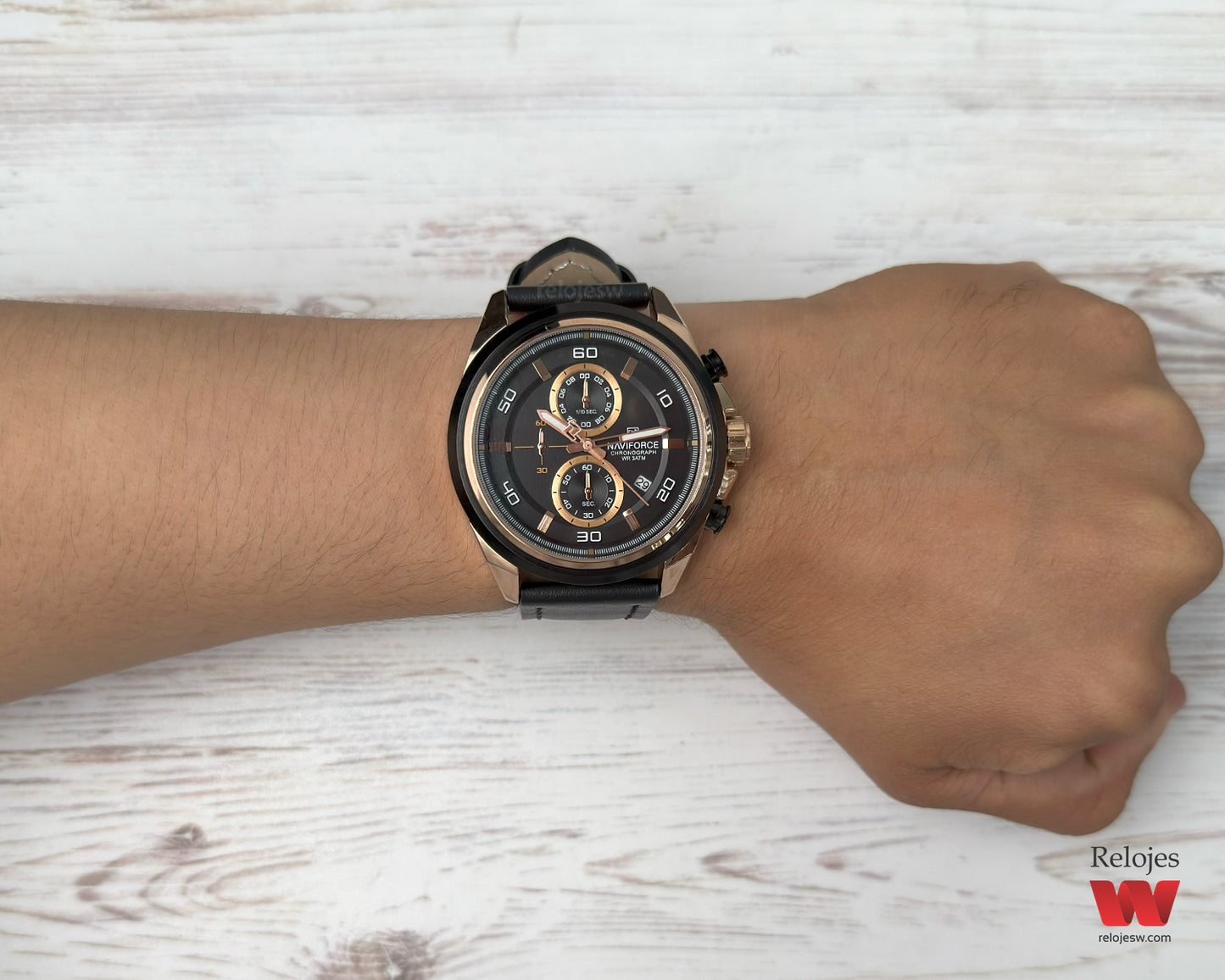 Reloj Naviforce Hombre Negro NF8075-NEOR