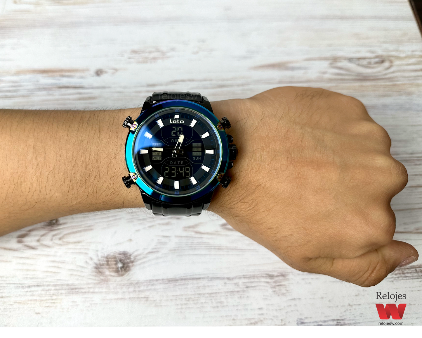 Reloj Loto Hombre Negro LT-2406-NETO