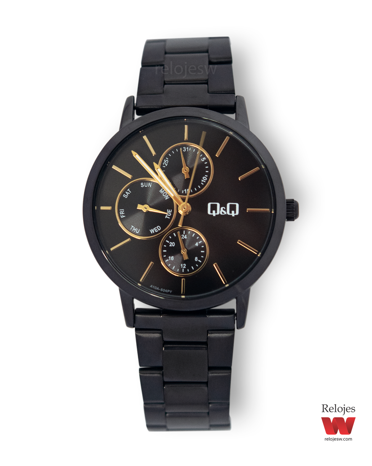 Reloj Q Q Mujer Negro A10A504Y