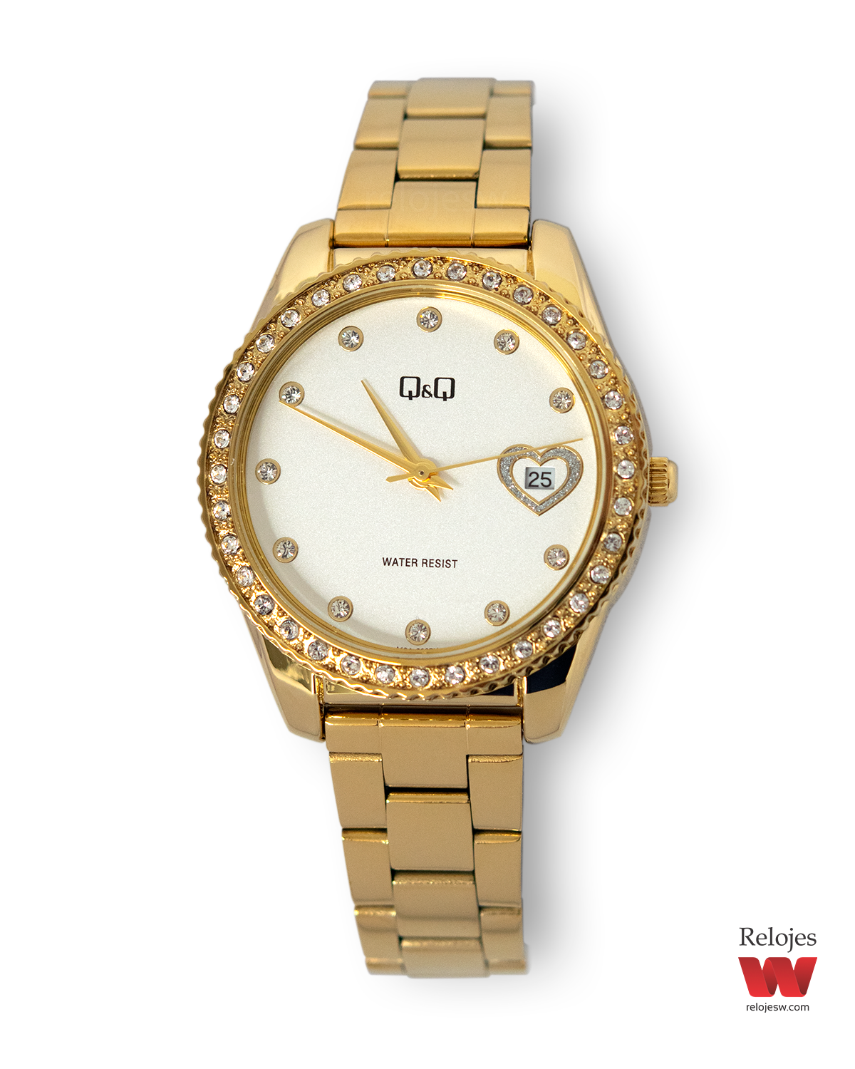 Reloj Q Q Mujer Dorado A19A502Y