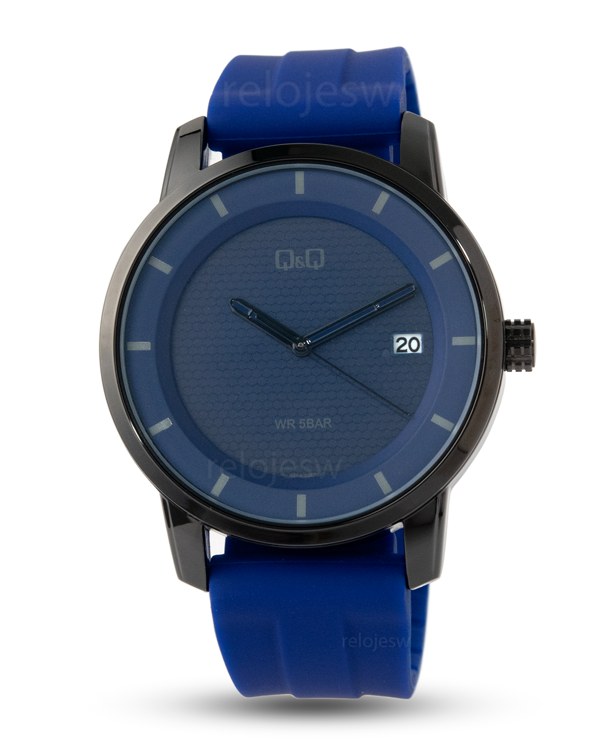 Reloj Q&Q Hombre Azul Negro A20A502Y