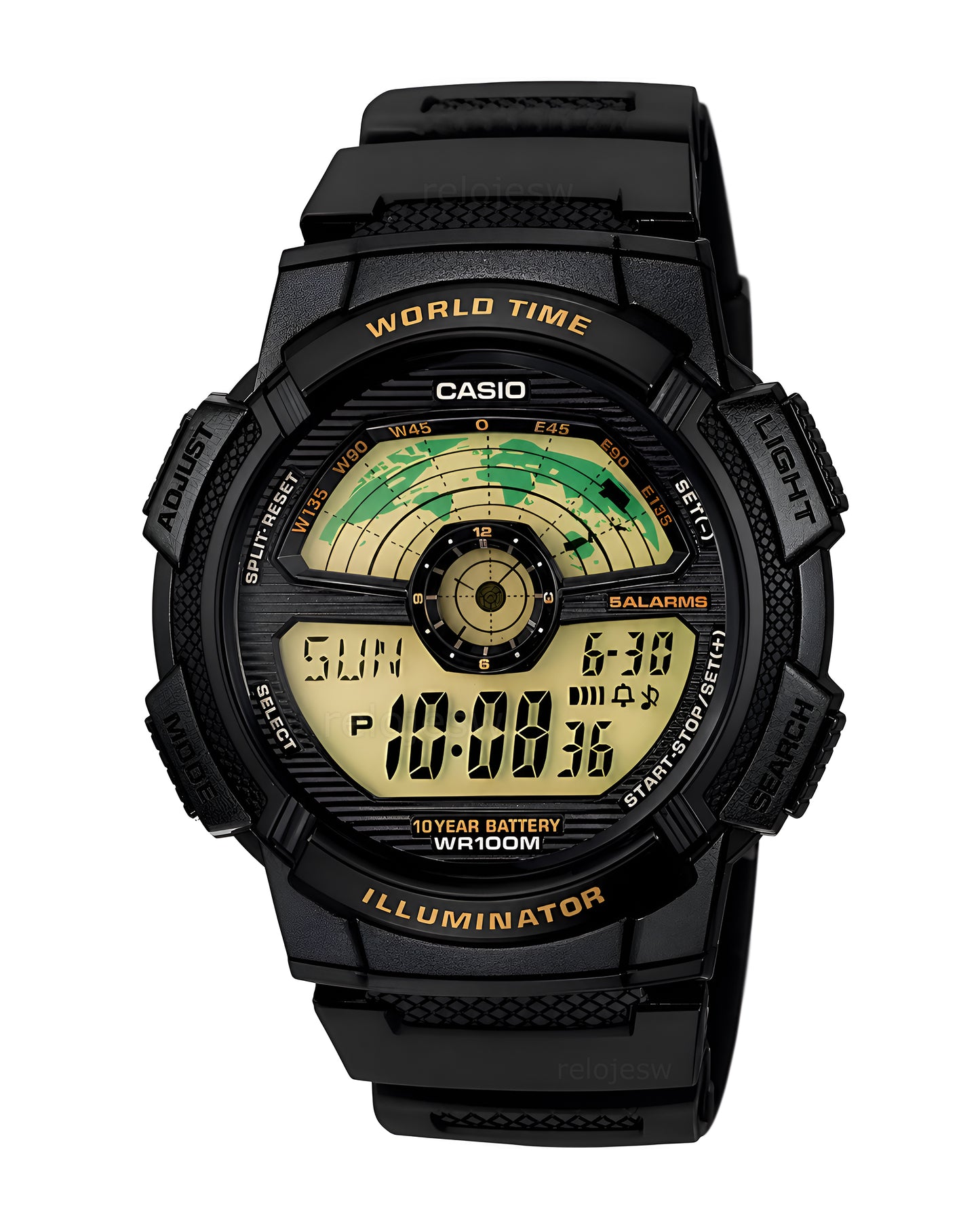 Reloj Casio Hombre Original Negro AE-1100W-1BV