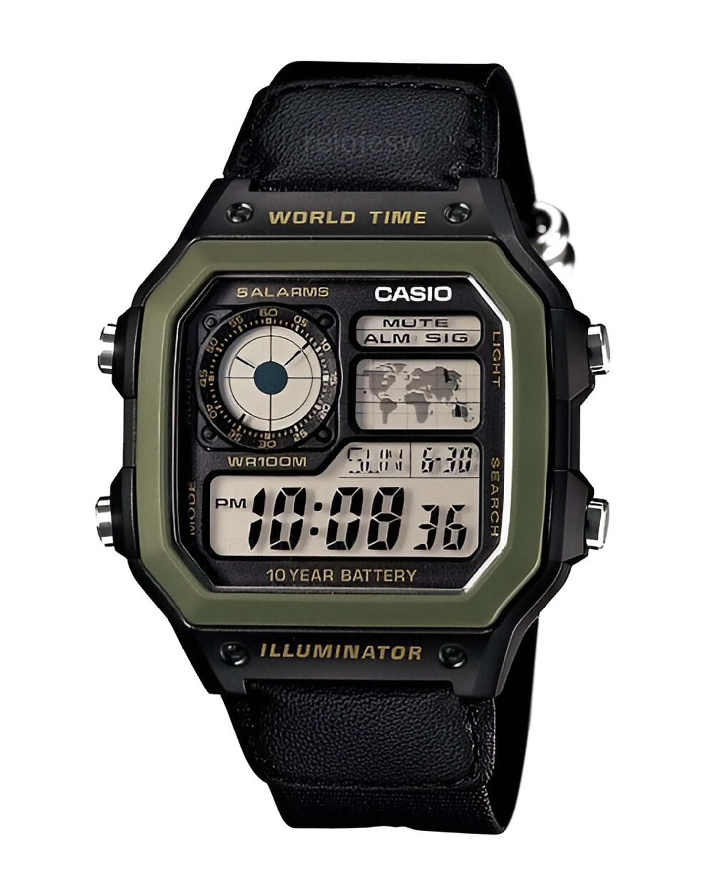Reloj Casio Hombre Negro AE-1200WHB-1BV
