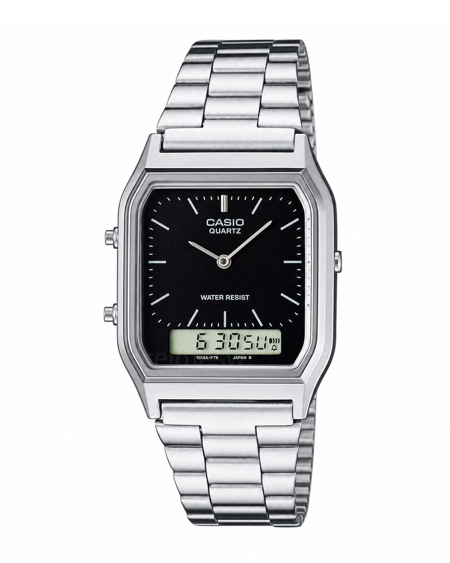 Reloj Casio Unisex Original Plateado AQ-230A-1DMQ