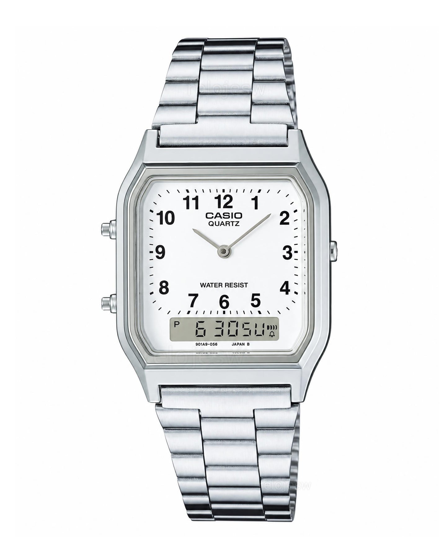 Reloj Casio Unisex Original Plateado AQ-230A-7BMQ