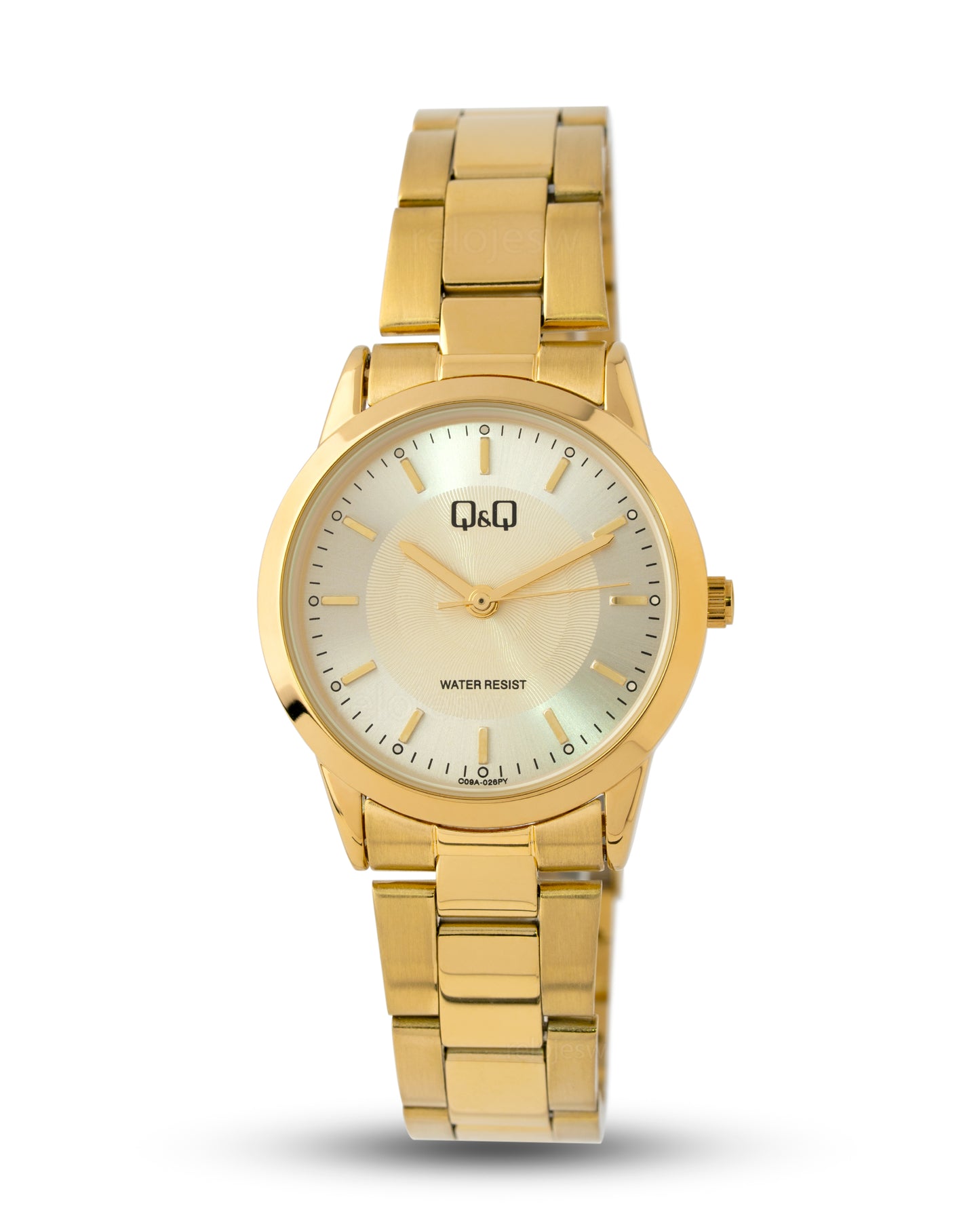 Reloj Q&Q Mujer Dorado C09A026Y