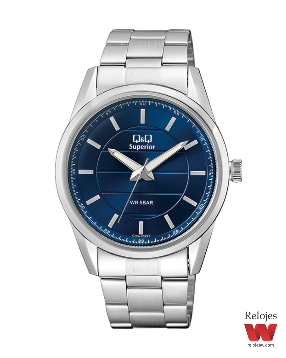Reloj Q&Q Superior Hombre C20A002Y Plateado