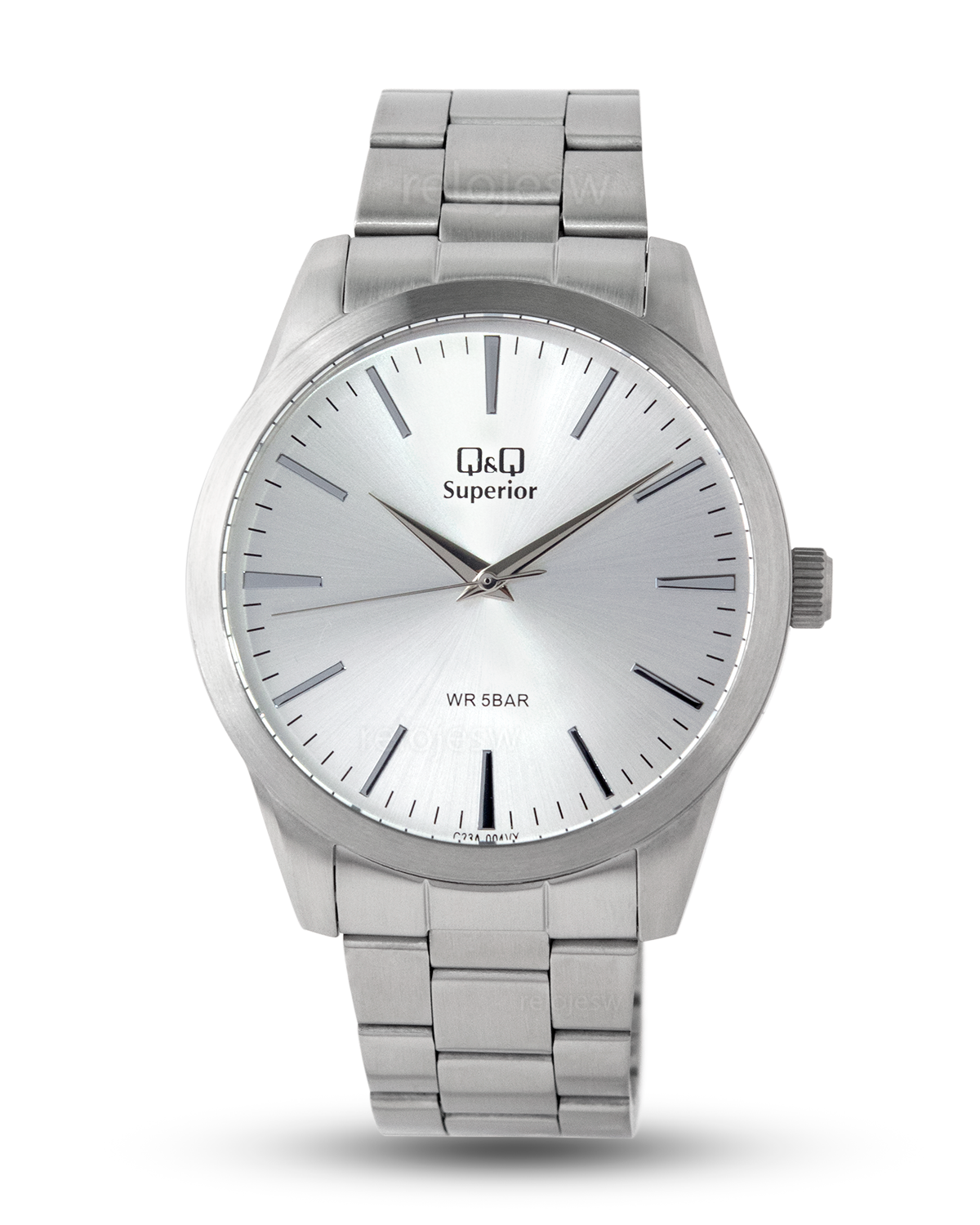 Reloj Q&Q Superior Hombre Plateado C23A004Y