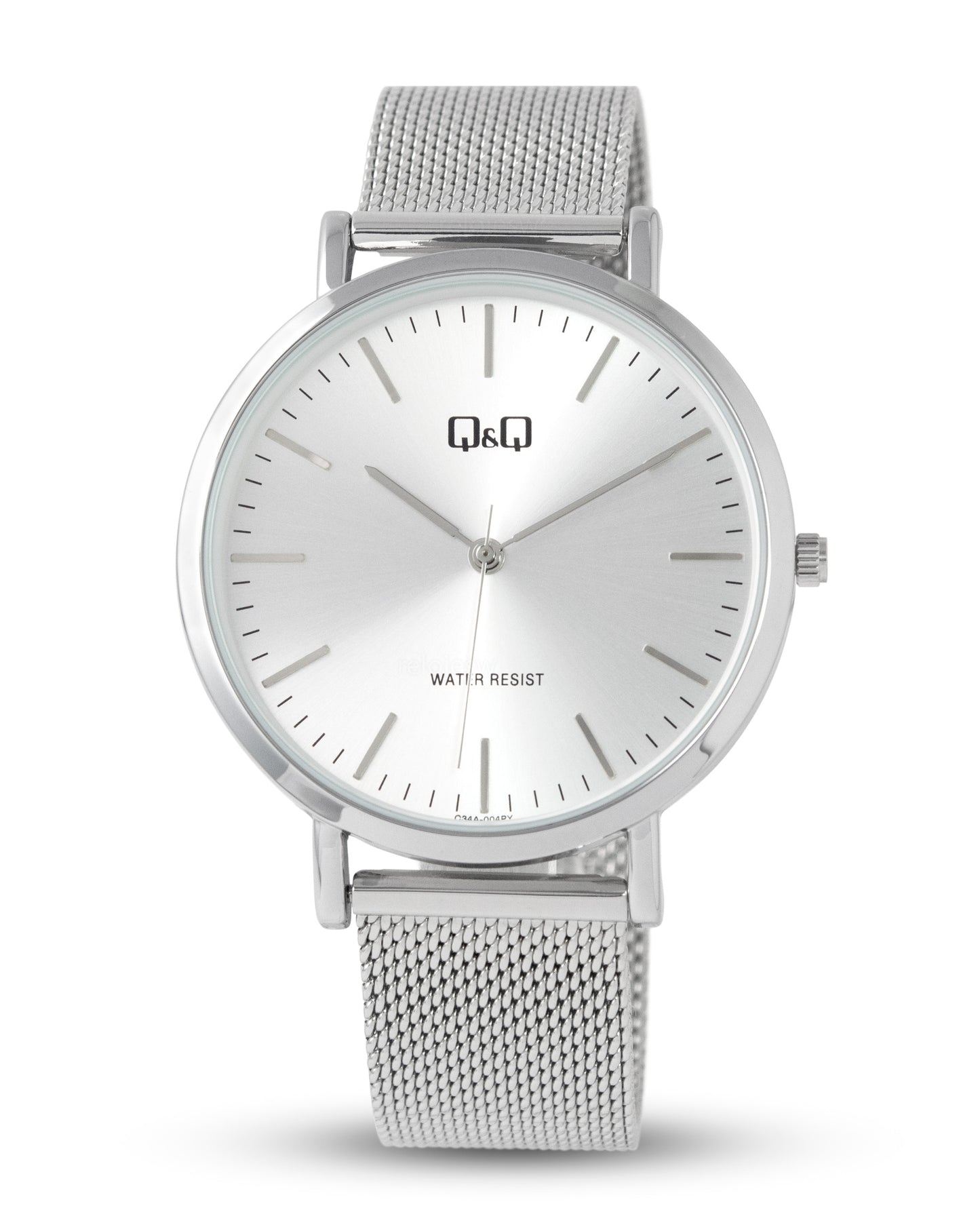 Reloj Q&Q Hombre Plateado C34A004Y