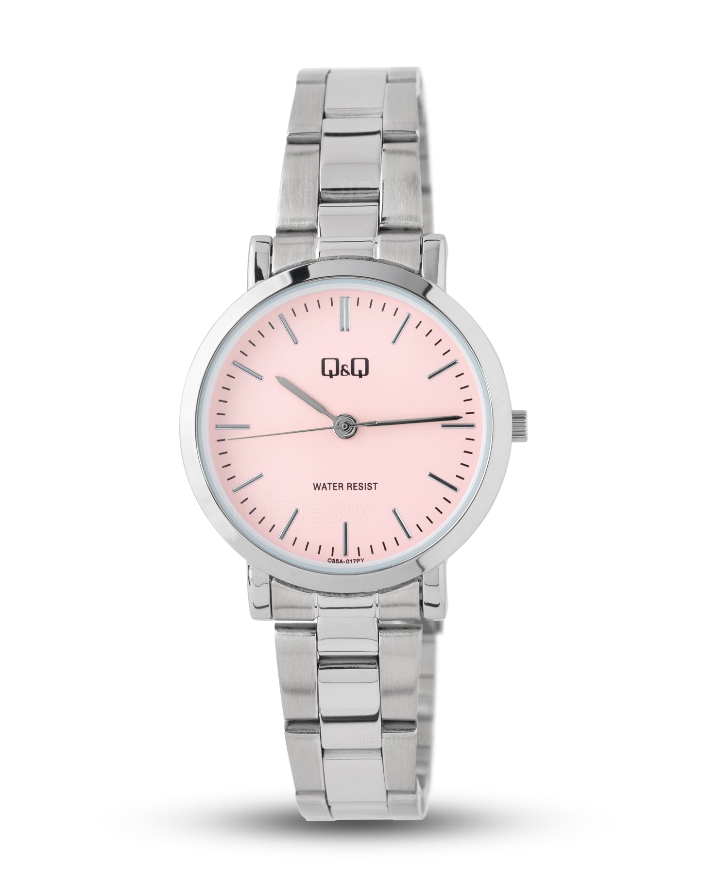 Reloj Q&Q Mujer Plateado Rosa C35A017Y