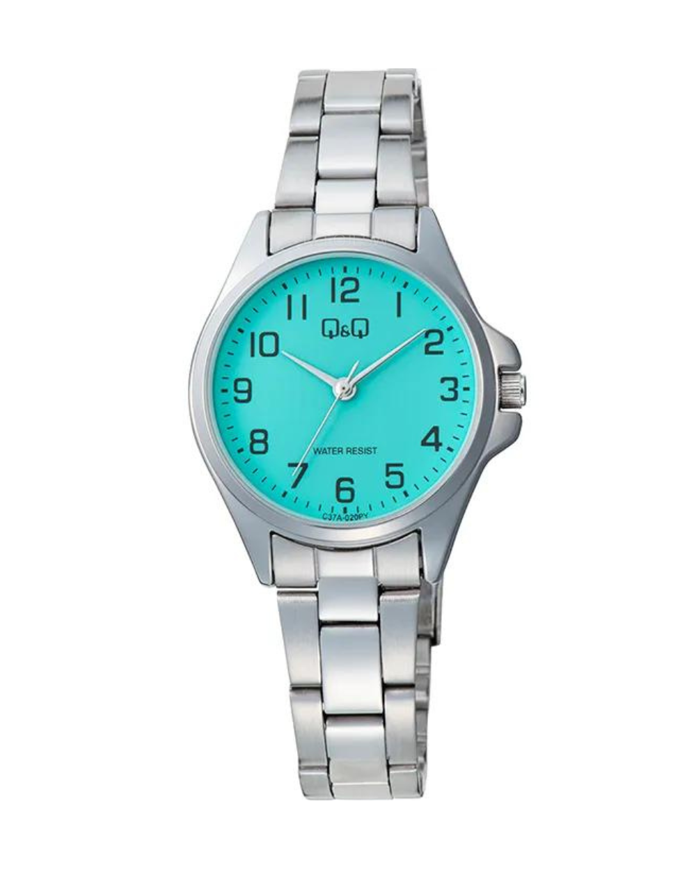 Reloj Q&Q Mujer Plateado Turquesa C37A020Y