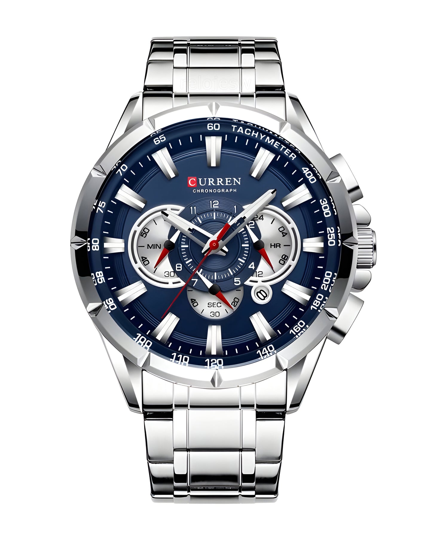 Reloj Curren Hombre Plateado CU8363-PLAZ