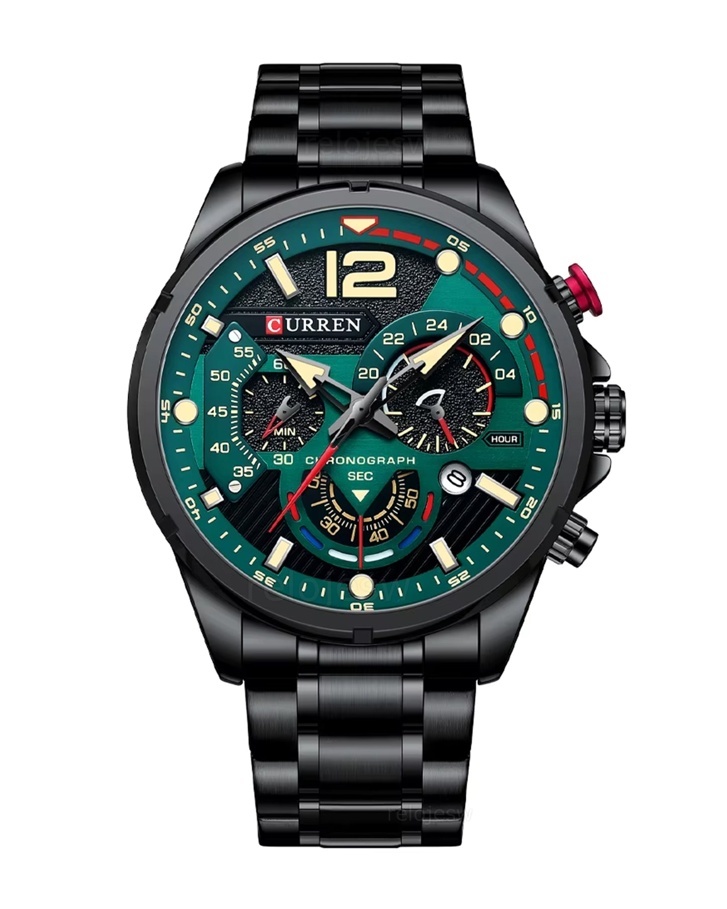 Reloj Curren Hombre Original Negro CU8395-NEVE