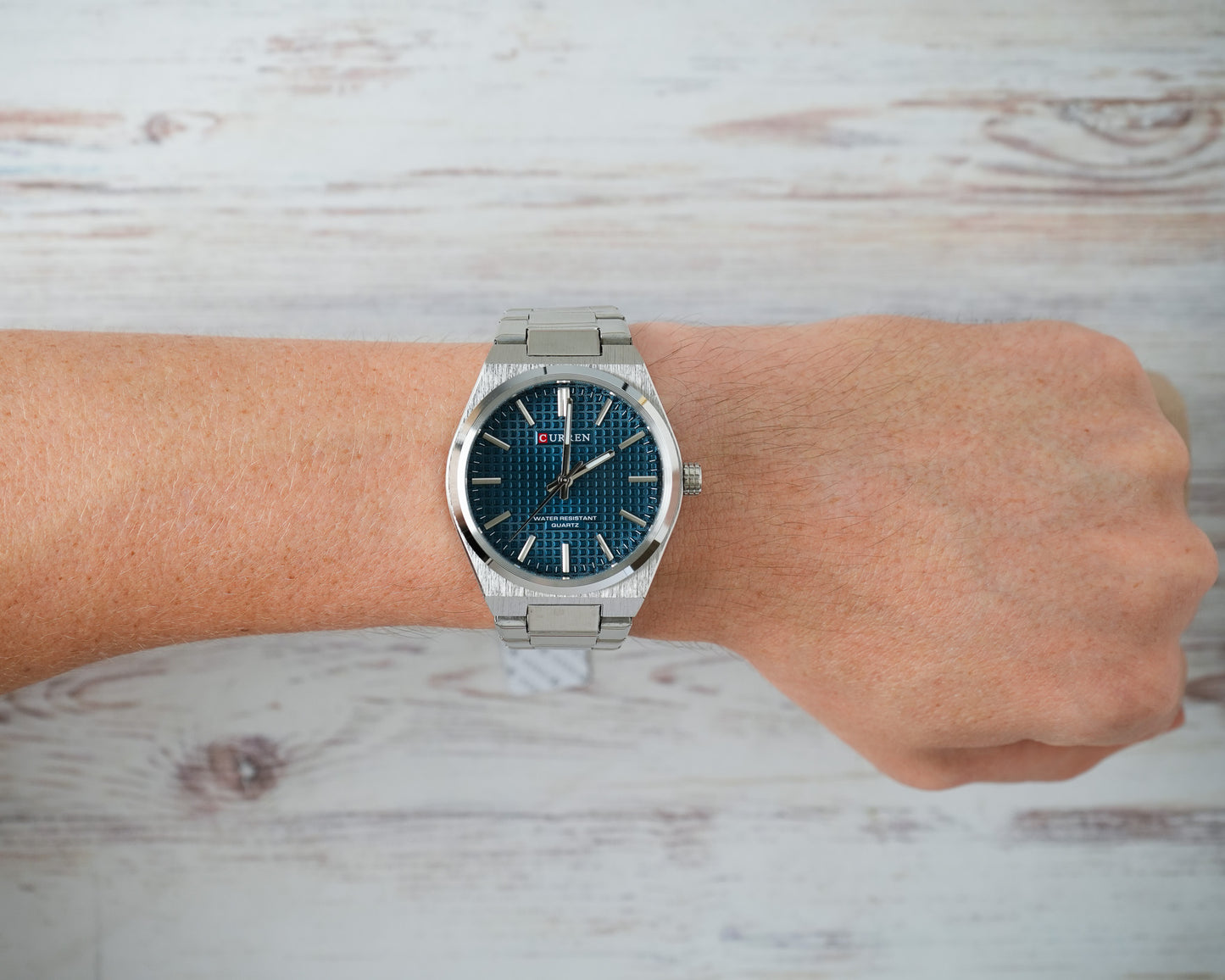 Reloj Curren Hombre Original Plateado CU8439-PLAZ