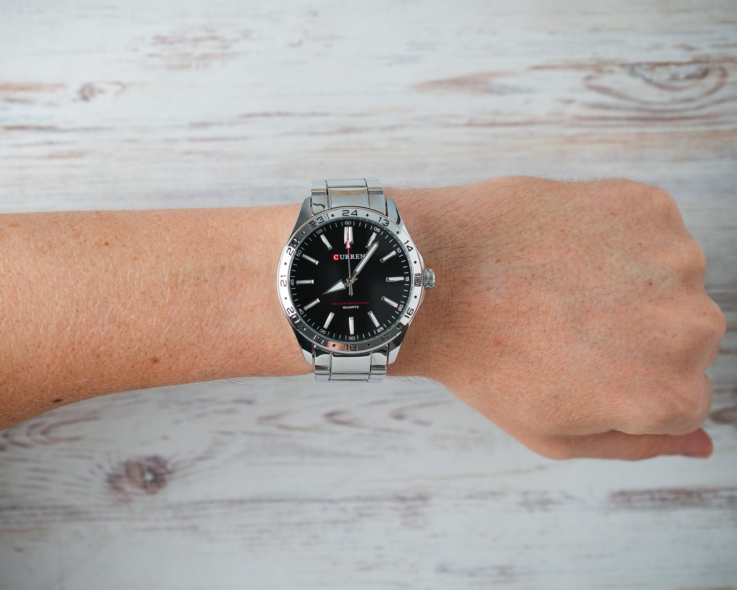 Reloj Curren Hombre Plateado CU8452-PLAZ