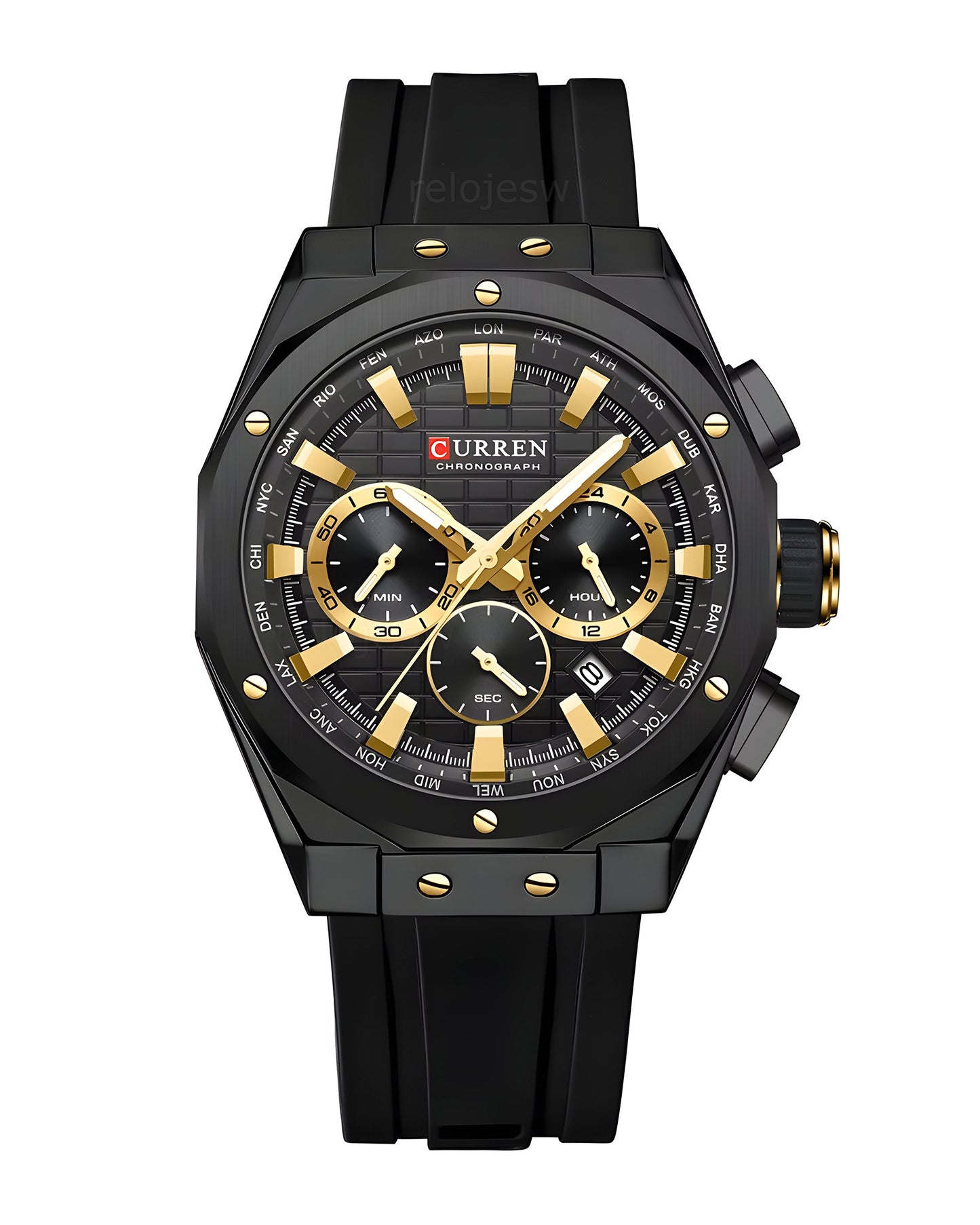 Reloj Curren Hombre Negro CU8464-NENE