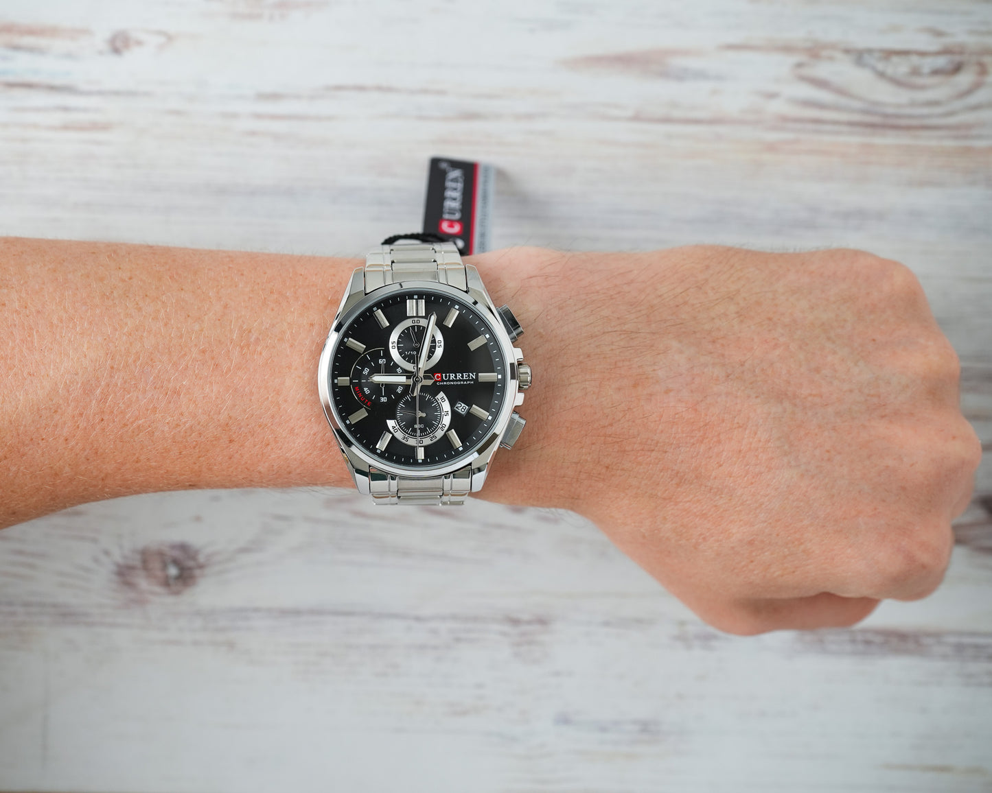 Reloj Curren Hombre Plateado CU8475-PLNE