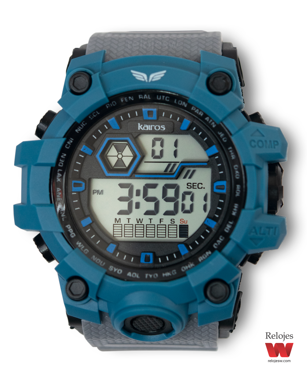 Reloj Kairos Hombre DM1623 Gris Azul