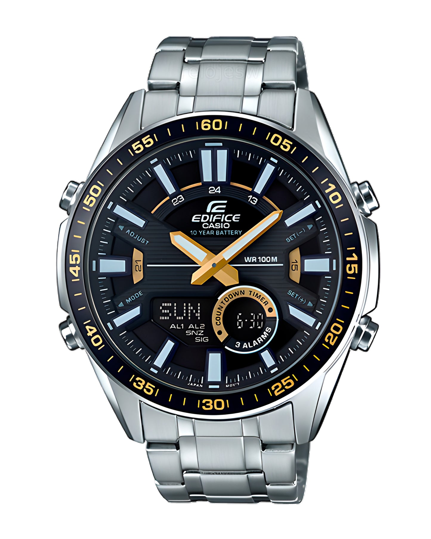 Reloj Casio Edifice Hombre Plateado EFV-C100D-1BV