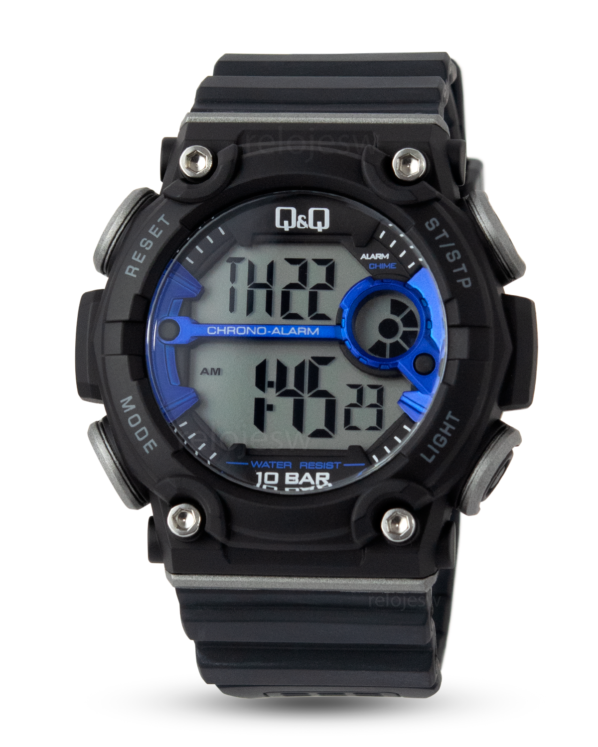 Reloj Q Q Hombre Negro G12A501Y