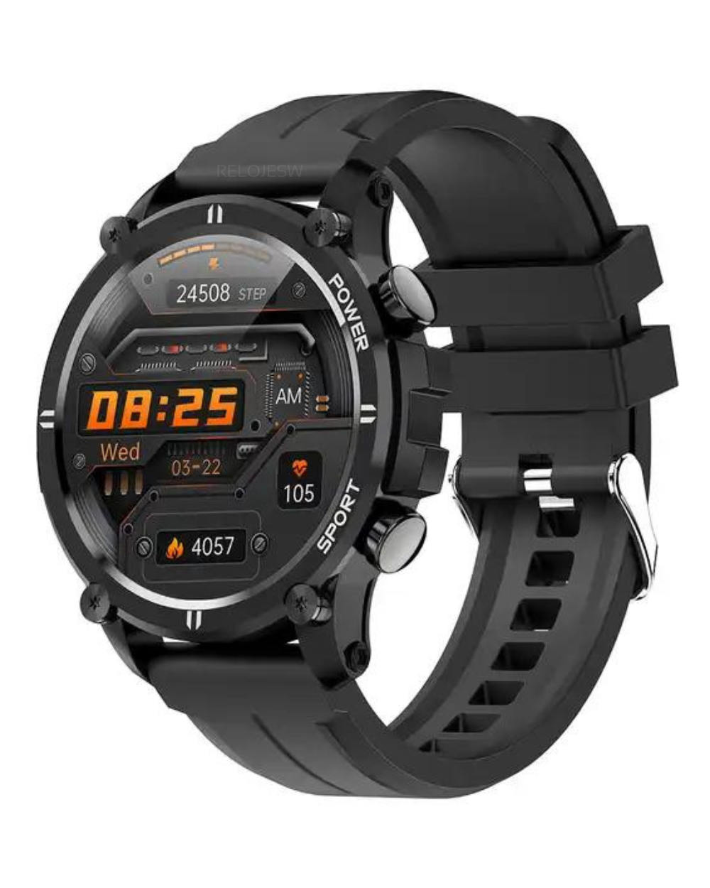 Reloj Smartwatch Deportivo Hombre Negro H32-NE – Relojes W