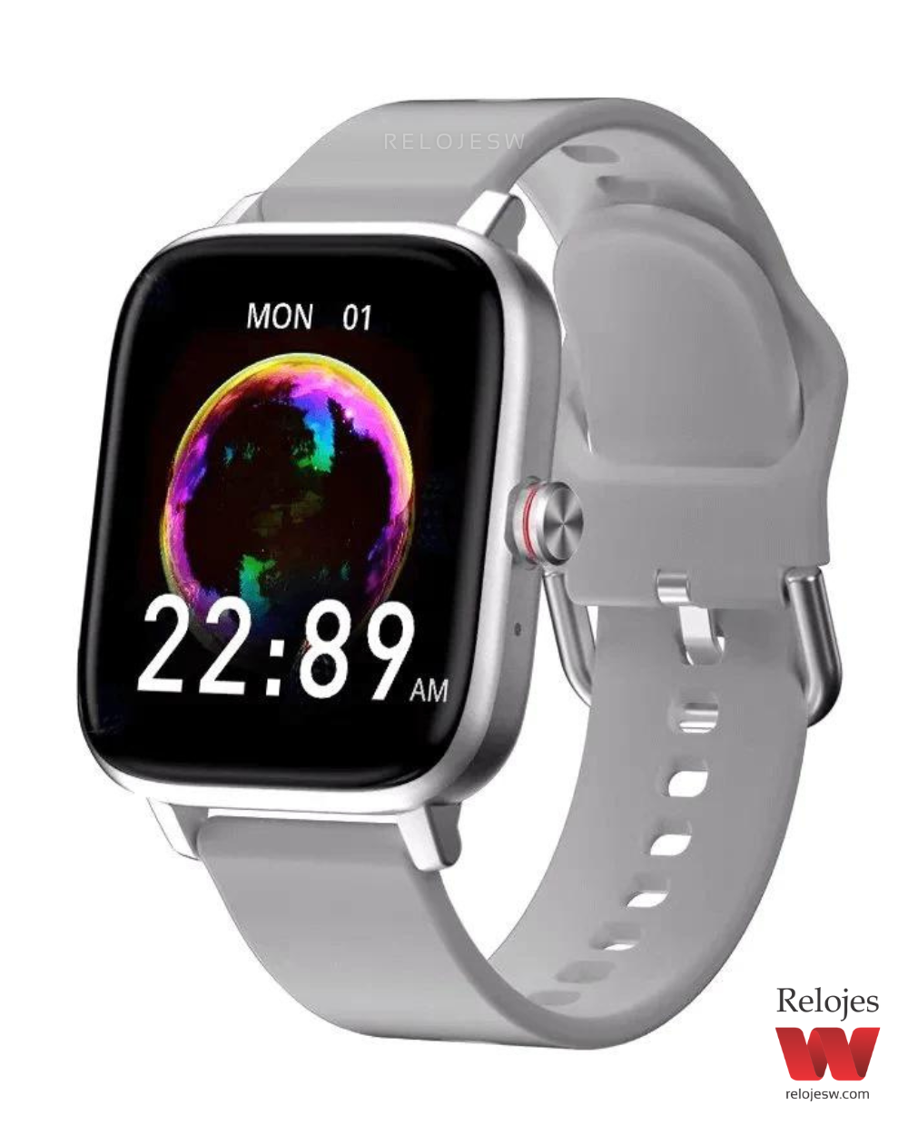 Reloj Smartwatch Unisex I13 Plateado Negro